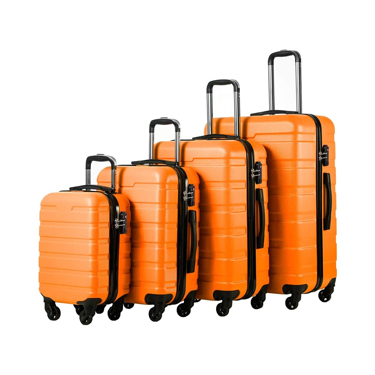 Baggage 4 Piece Set Suitcase Spinner Hardshell Lightweight TSA Lock