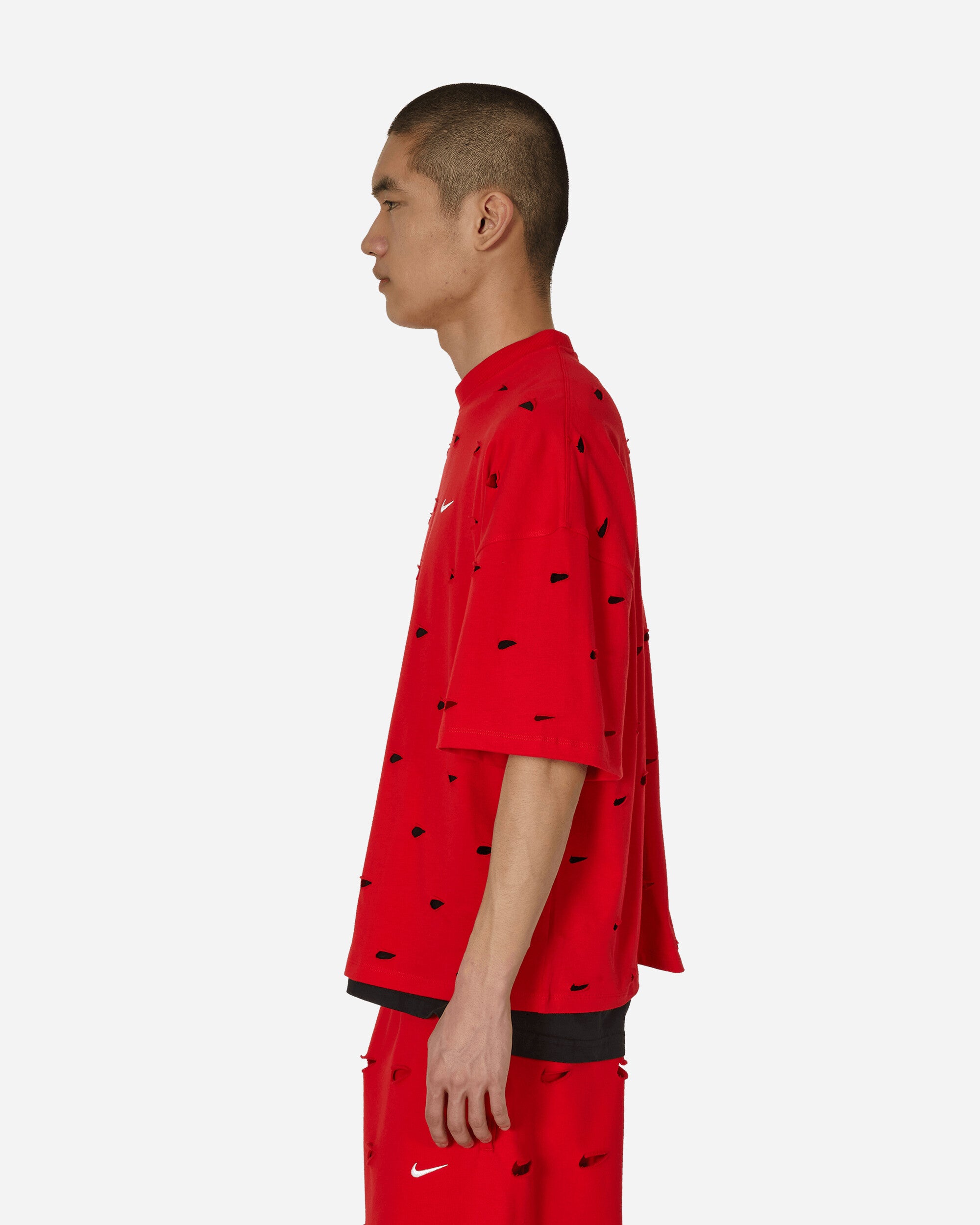 JACQUEMUS Swoosh T-Shirt University Red