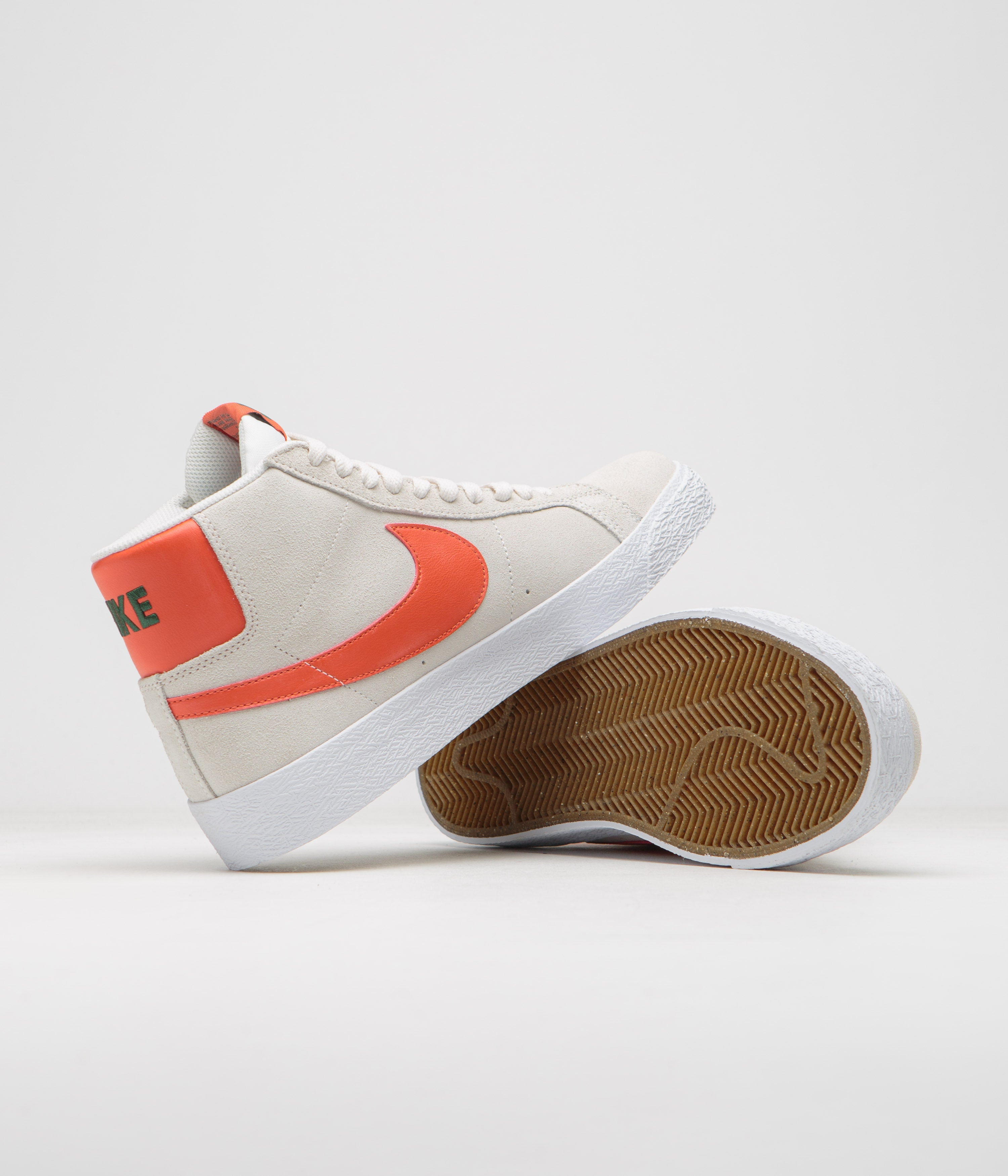 Nike SB Blazer Mid Shoes - Phantom / Cosmic Clay - White - Fir