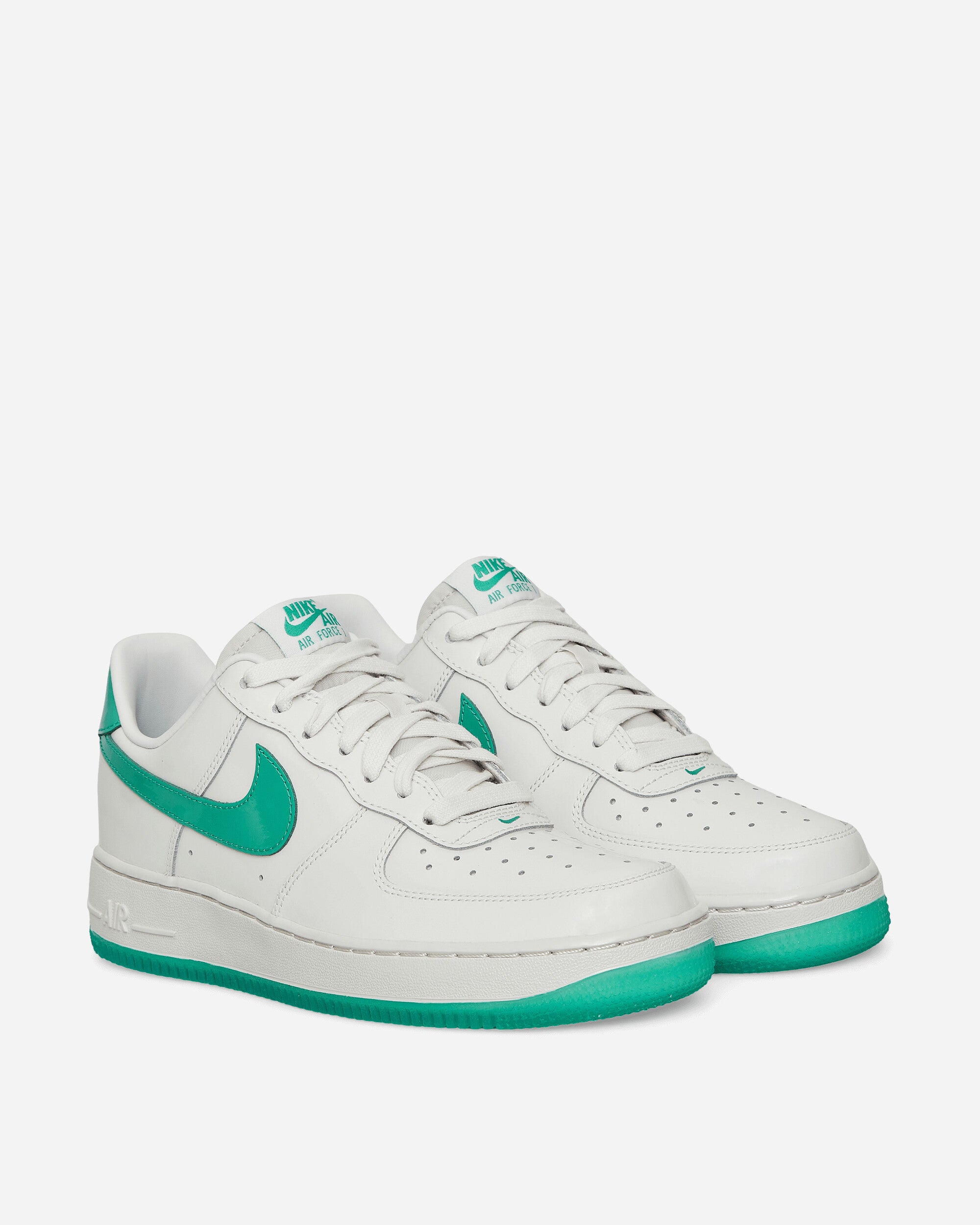 Air Force 1 '07 Premium Sneakers Platinum Tint / Stadium Green