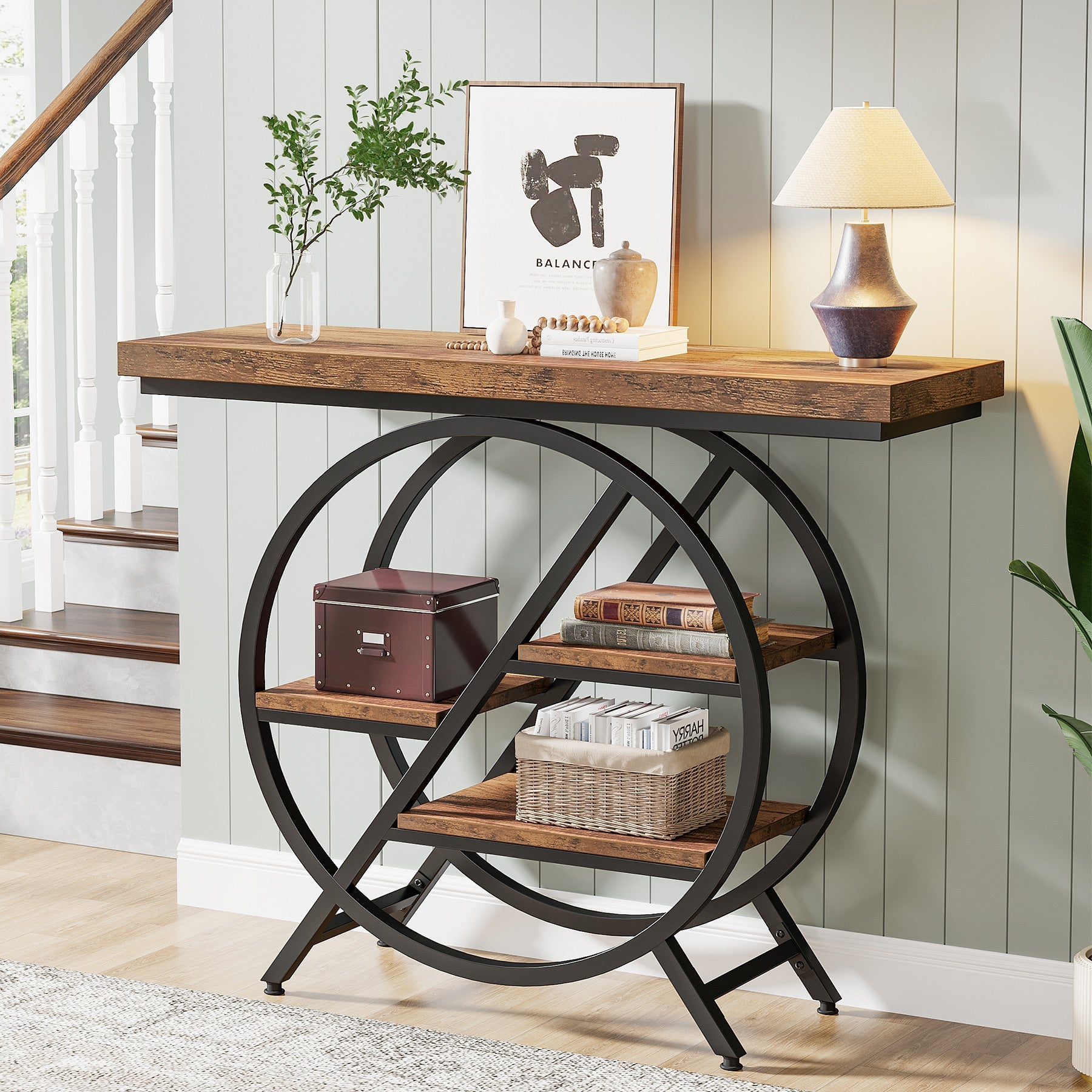 4-Tier Console Table, 39.4