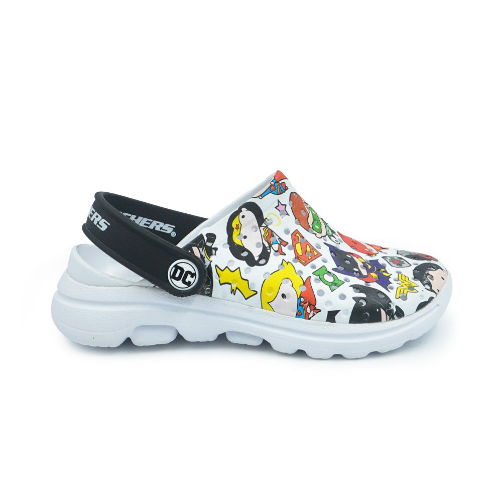 Skechers Girls DC Collection Foamies GOwalk 5 Shoes - 319508L-WBMT