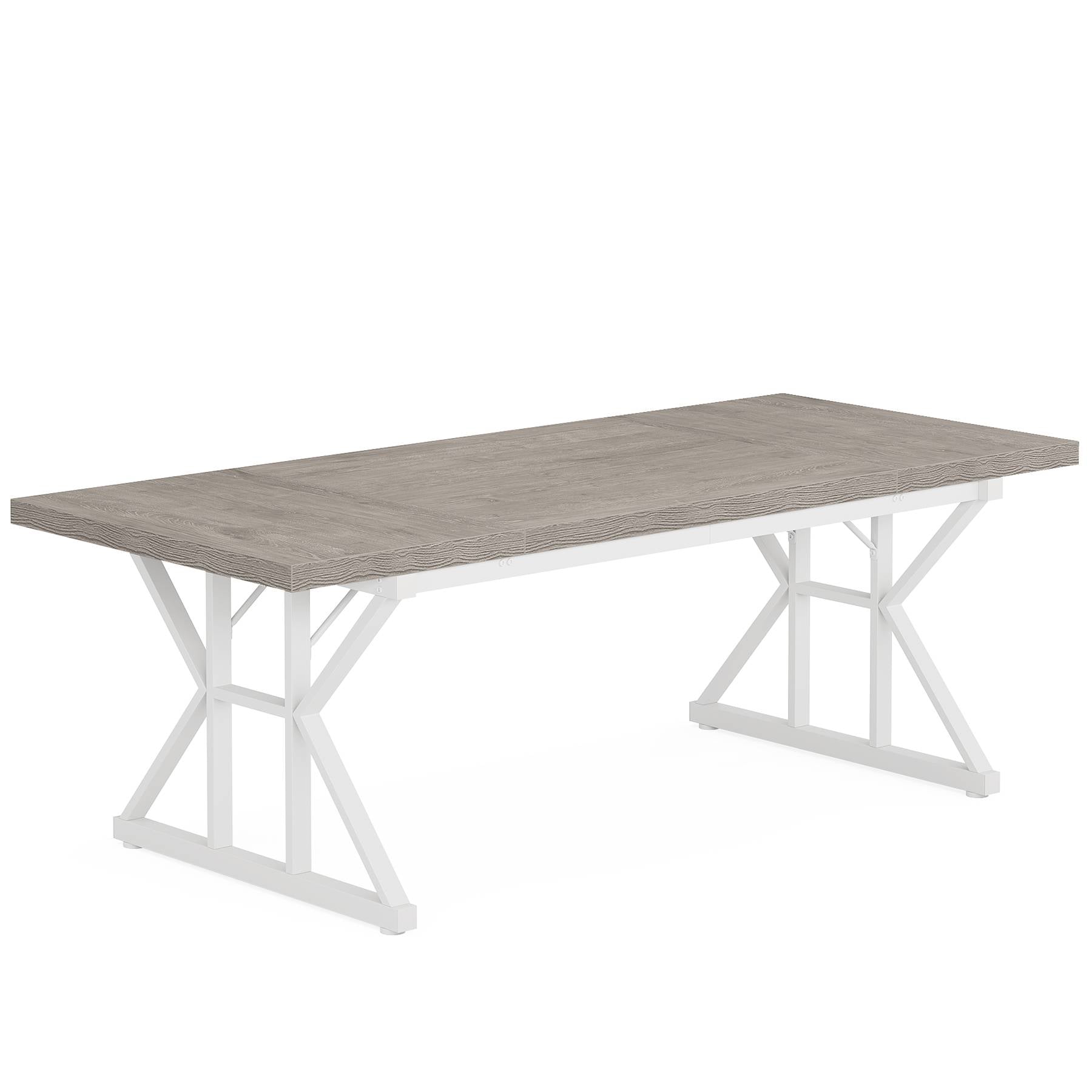 Wood Dining Table, Farmhouse 70.8