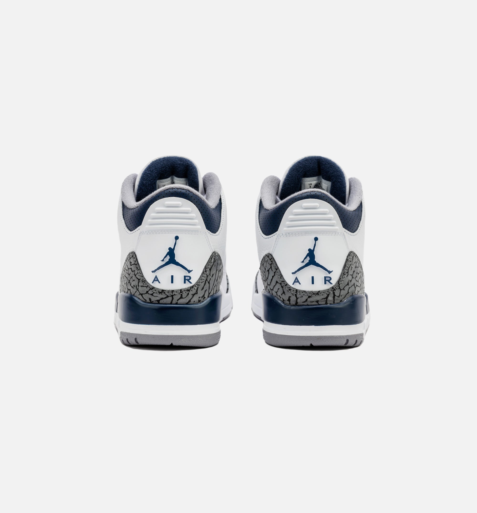 Air Jordan 3 Retro Midnight Navy Mens Lifestyle Shoe - White/Midnight Navy