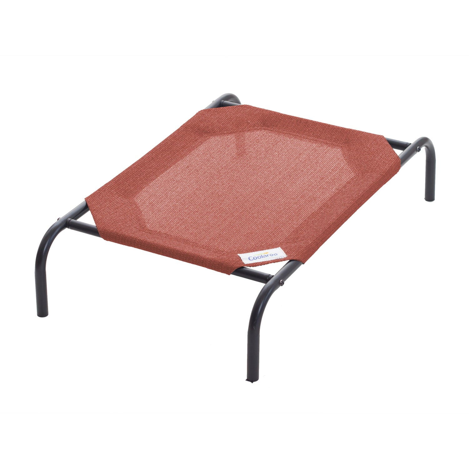 The Original Coolaroo Elevated Pet Dog Bed for Indoors and Outdoors， Small， Terracotta