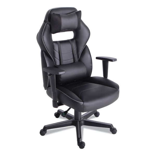 Alera Racing Style Ergonomic Gaming Chair， Supports 275 lb， 15.91