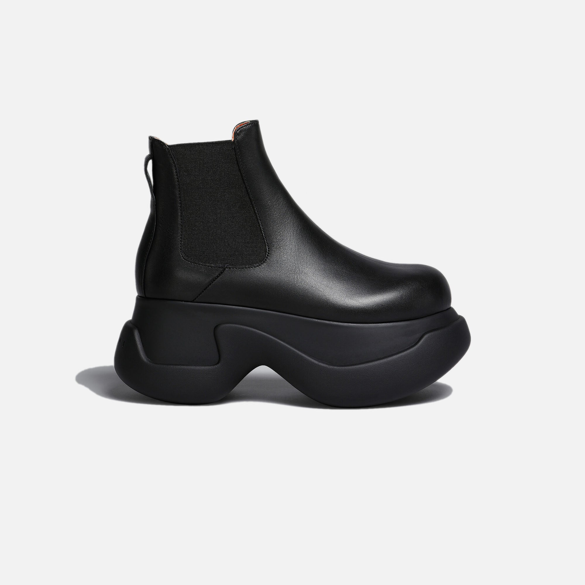 Marni Chelsea Boot Chunky - Black Smooth Calf