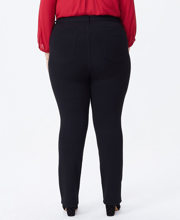 Plus Size Marilyn Straight Ponte Pants