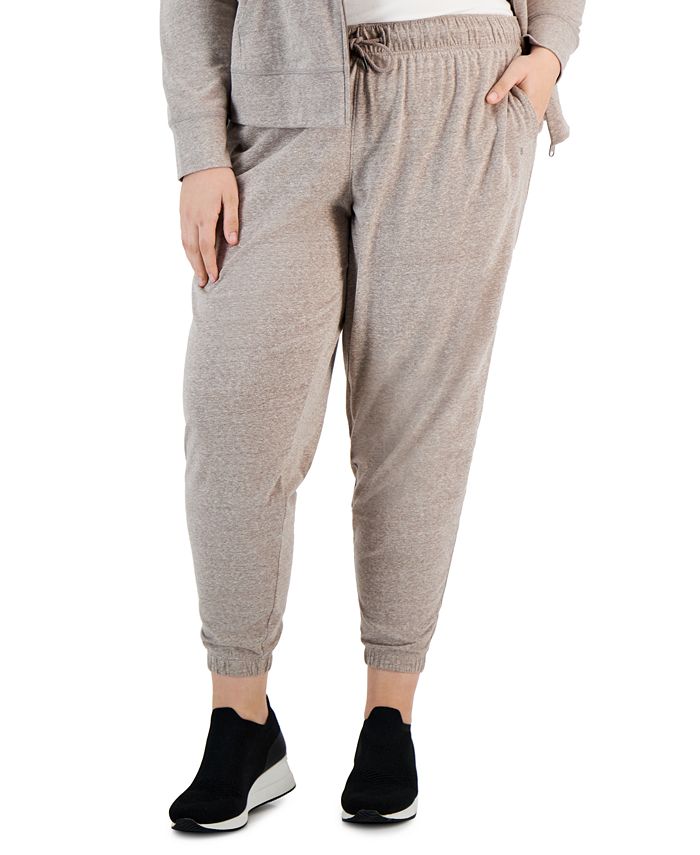 Off Duty Plus Size Jogger Pants， Created for Macy's