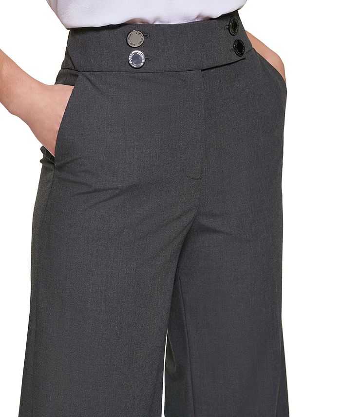 Women's Whitney Button Front Wide Leg Pants
