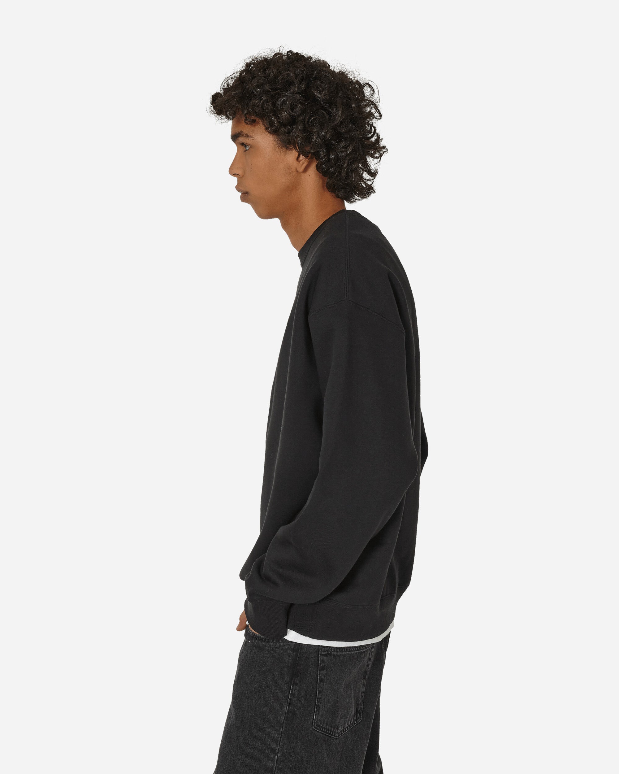 Solo Swoosh Crewneck Sweatshirt Black