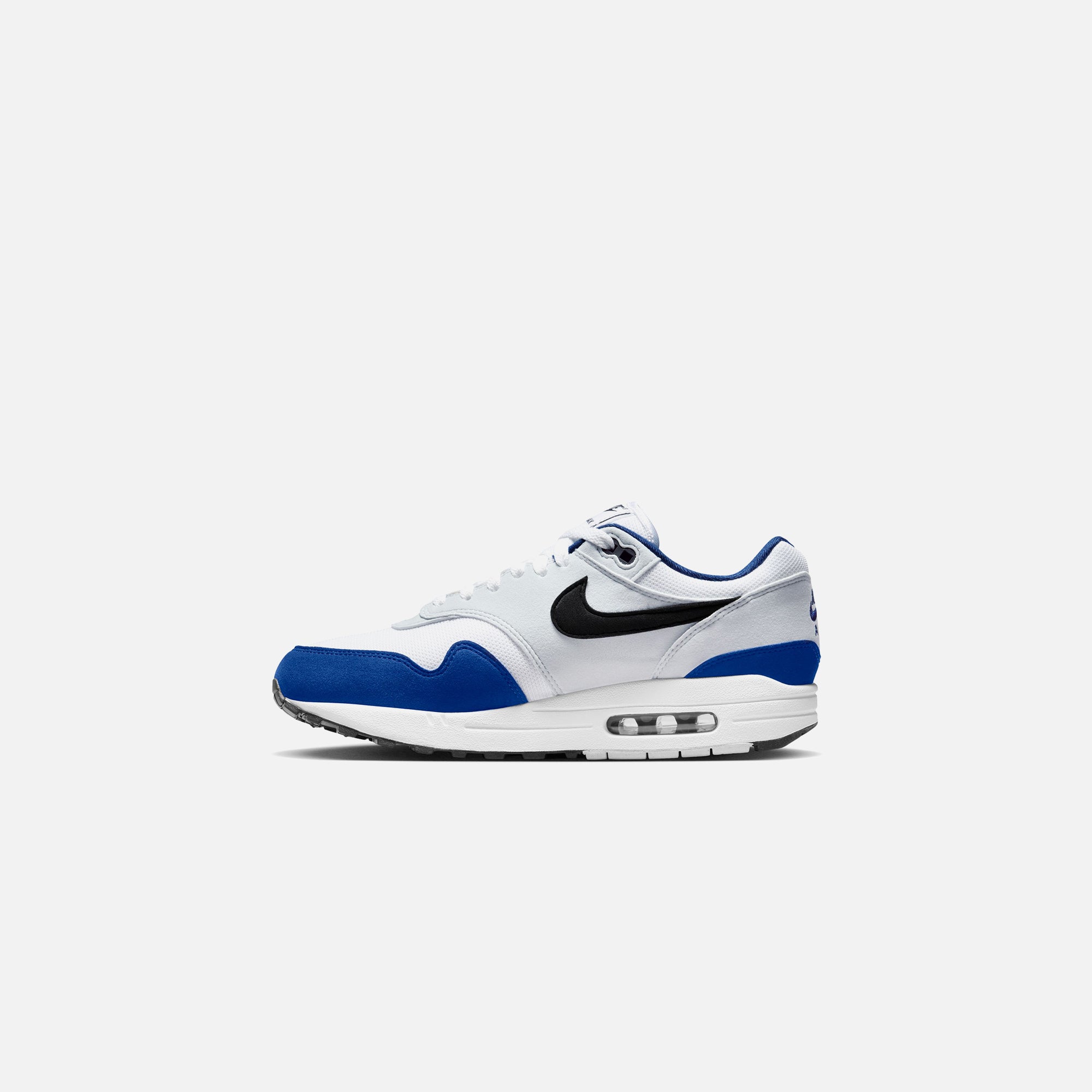 Nike Air Max 1 - White / Black / Deep Royal Blue