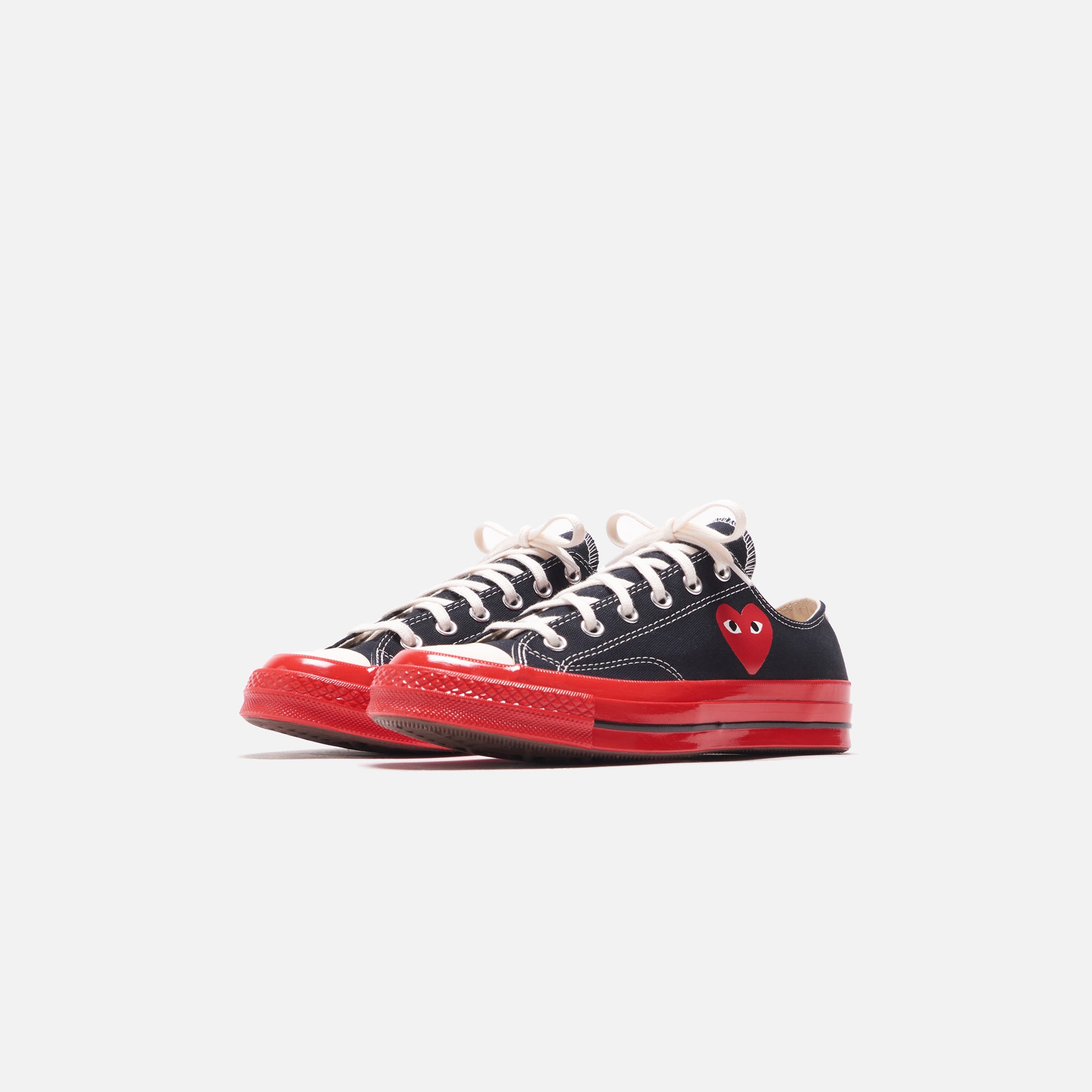 Converse x Comme des Garçons CDG Play Red Sole Low Top - Black