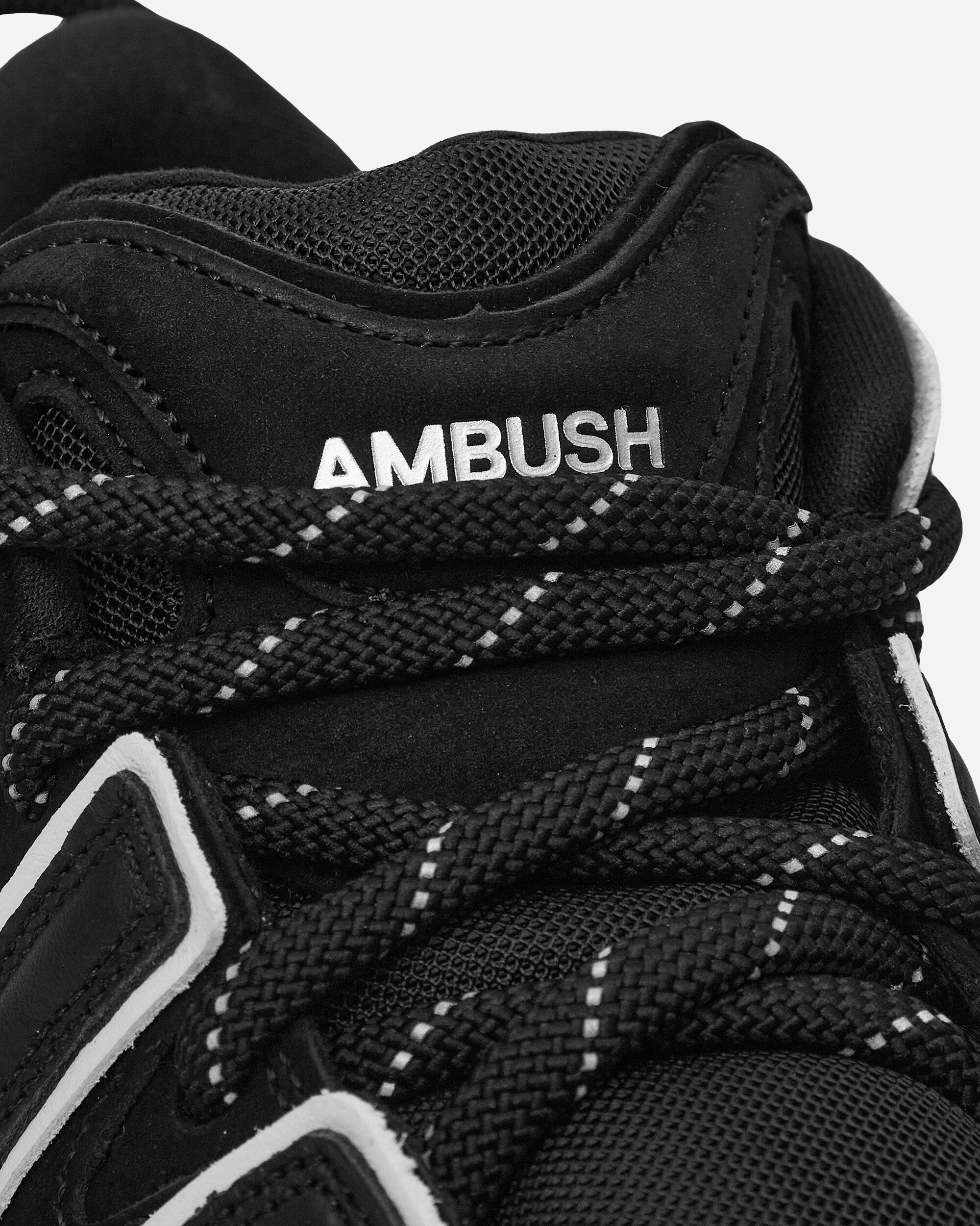 AMBUSH Air More Uptempo Low Sneakers Black / White