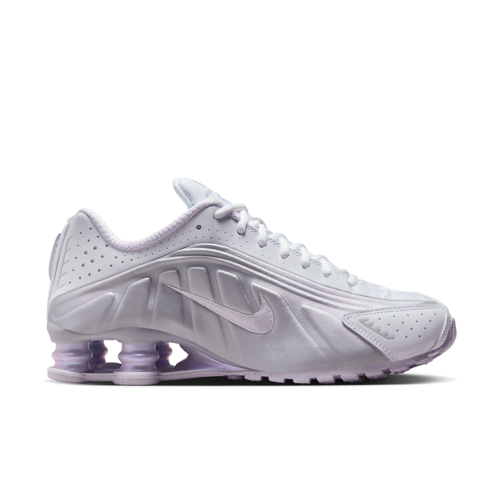 Nike Shox R4 White Barely Grape MTLC Platinum HF5076-100