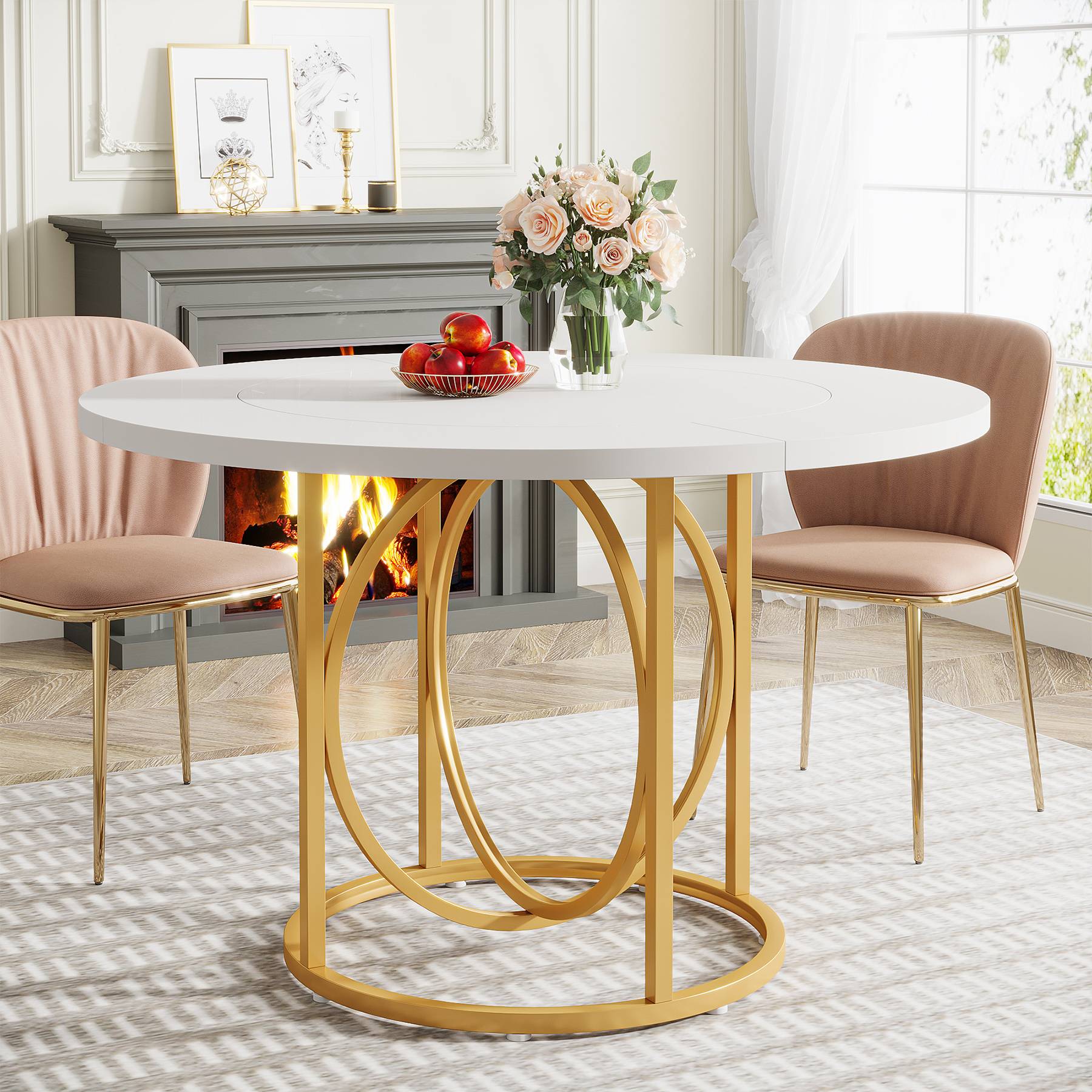 Round Dining Table, 47