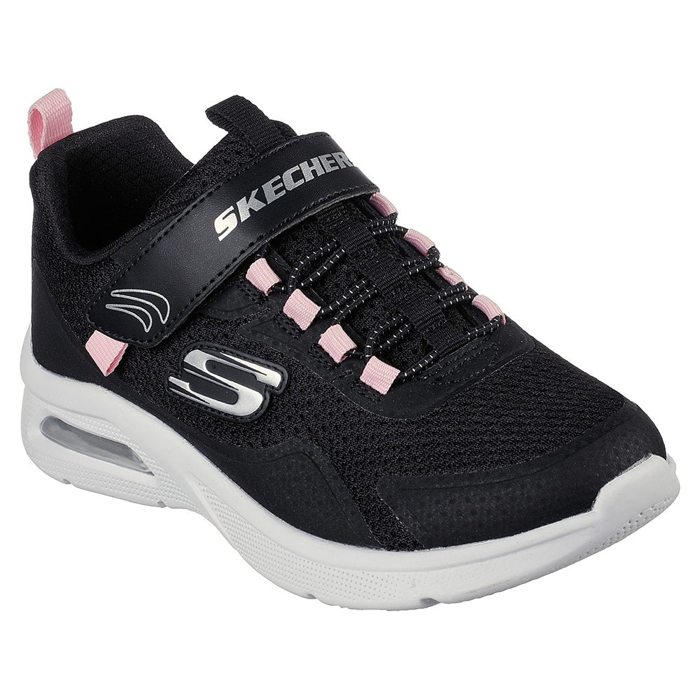 Skechers Girls Microspec Max Shoes - 303540L-BLK