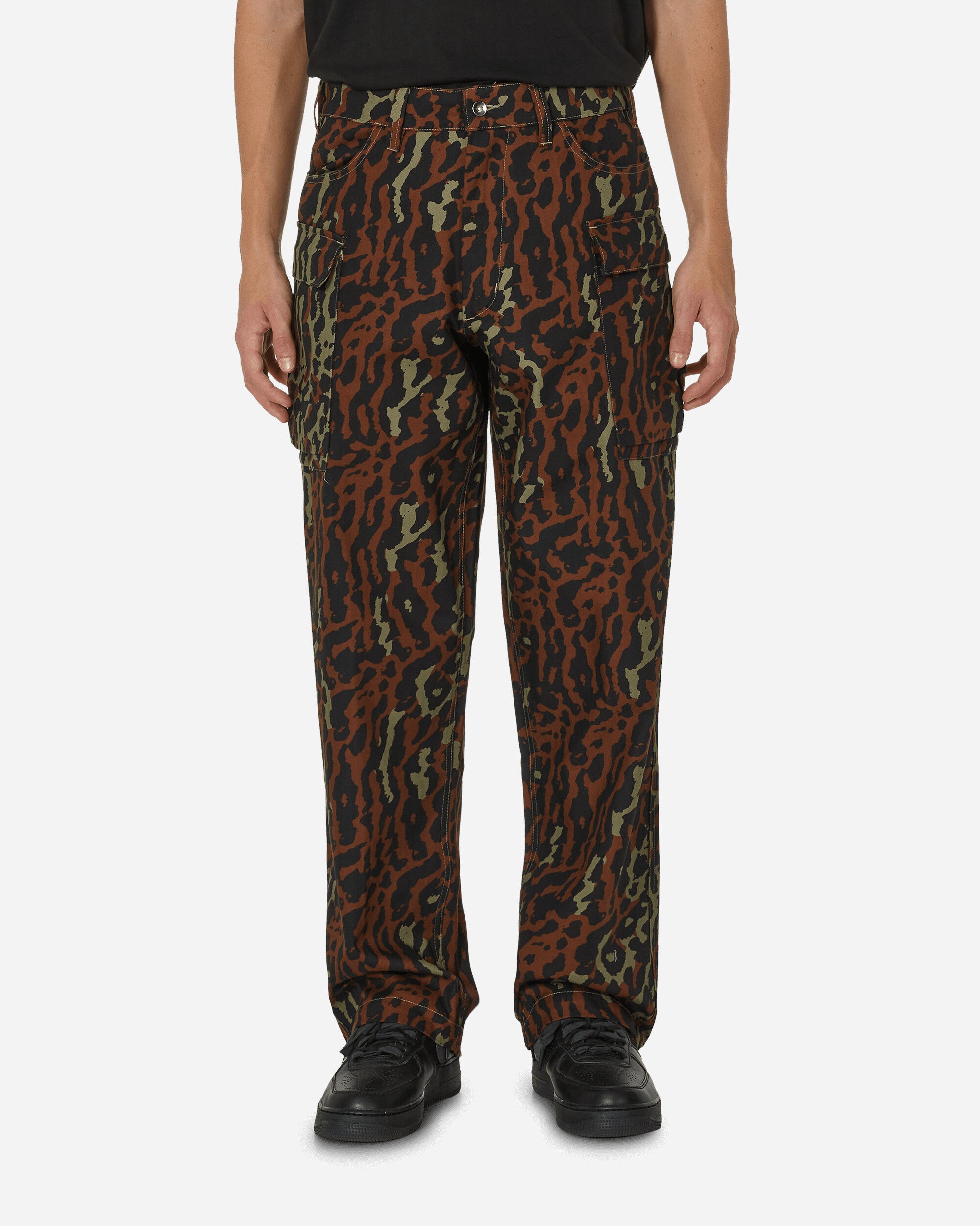 All-Over Print Cargo Pants Medium Olive / Black