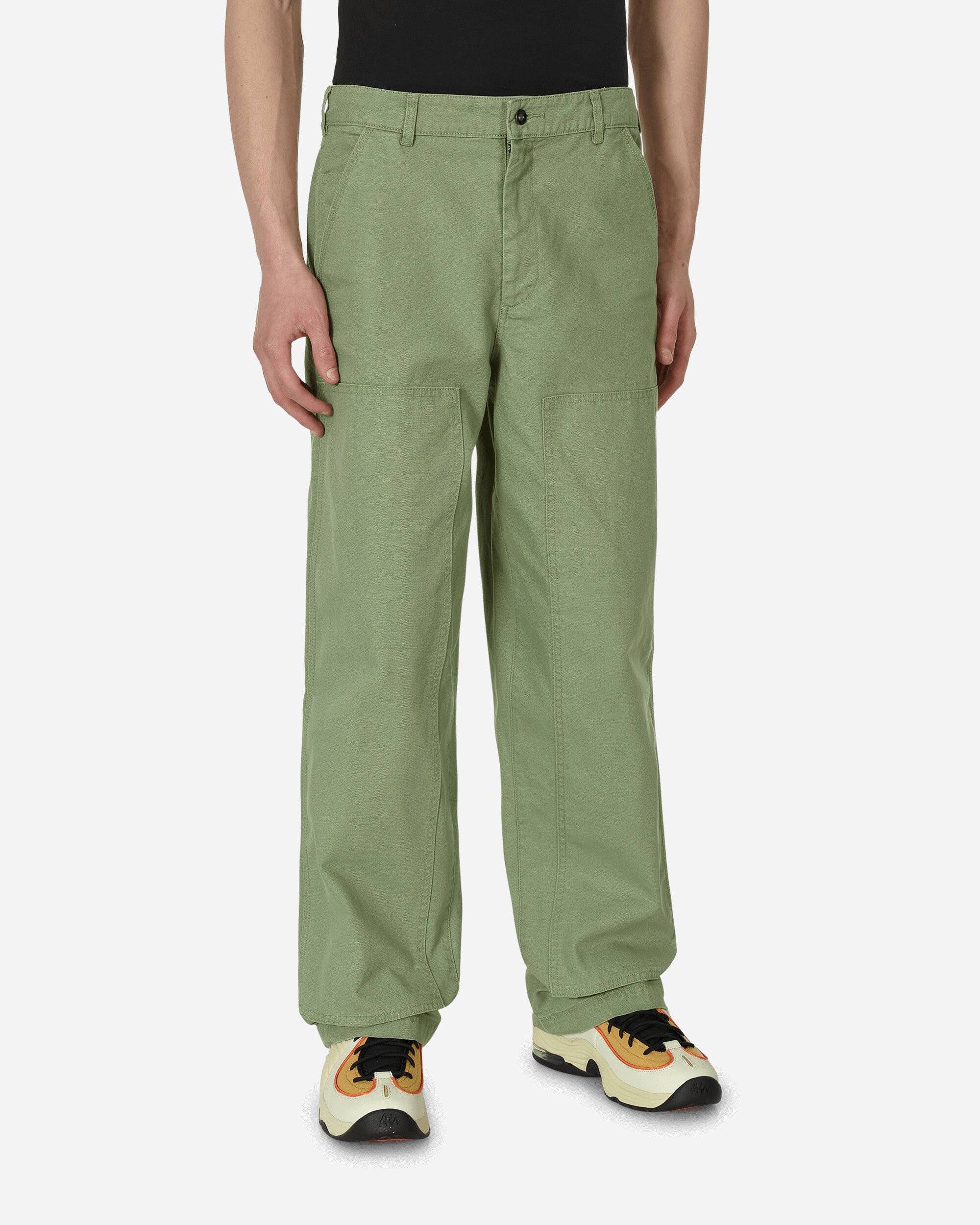 Double-Panel Trousers Green