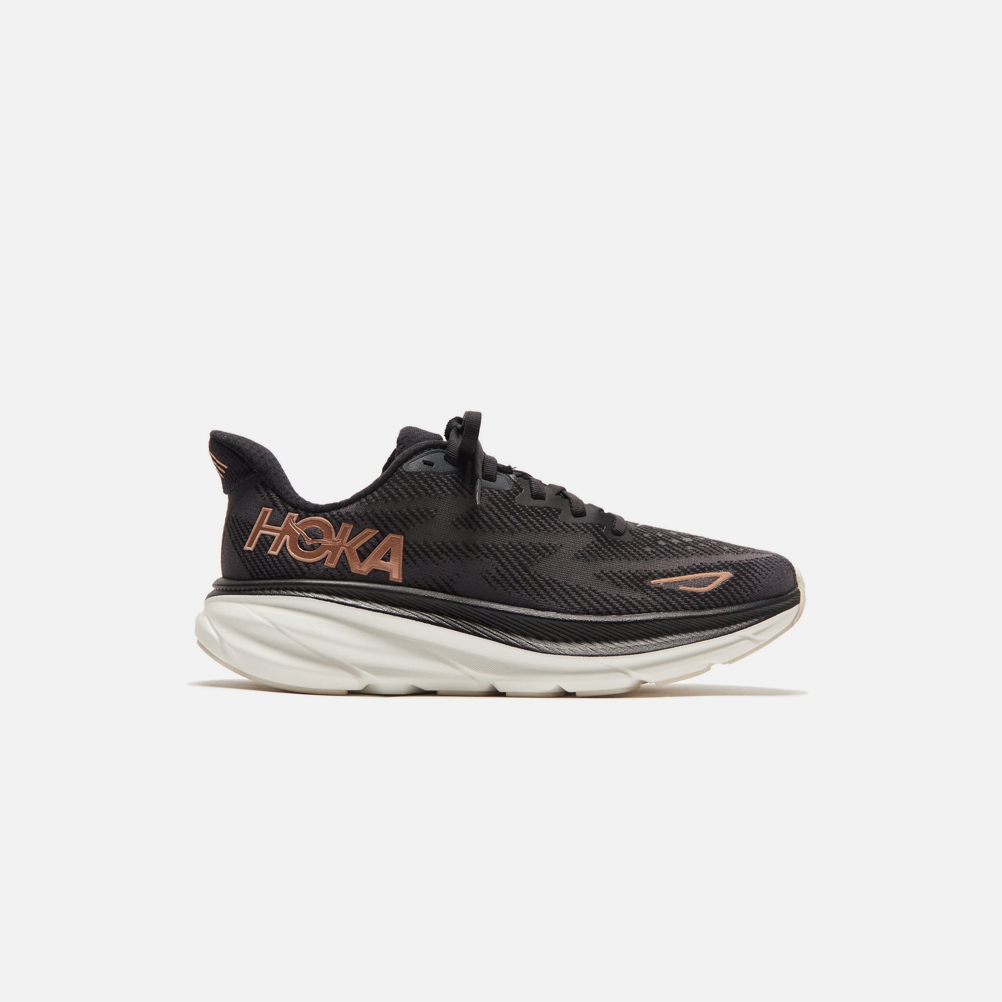 HOKA WMNS Clifton 9 - Black / Rose Gold