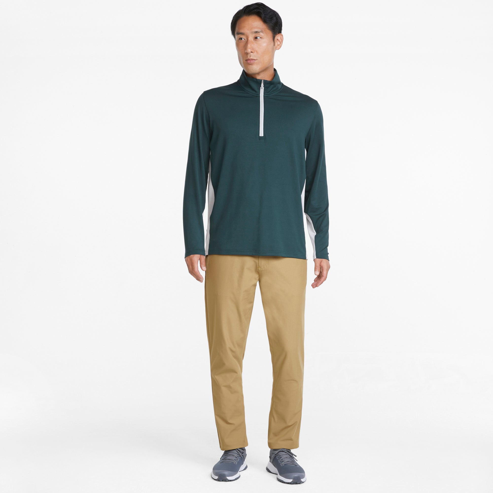 Gamer Golf 1/4 Zip | Ponderosa Pine