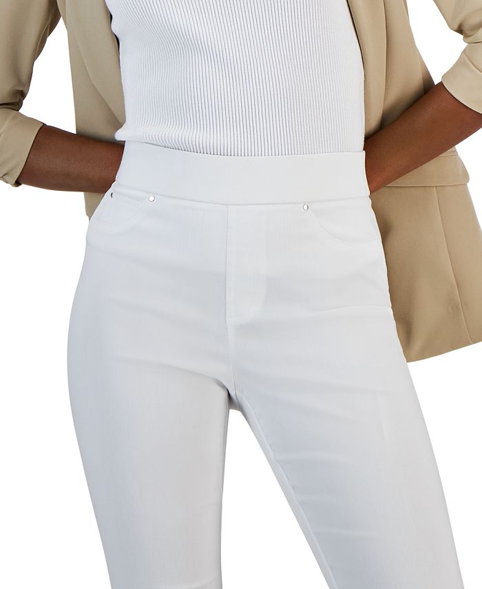 Petite High-Rise Flare Pants， Created for Macy's