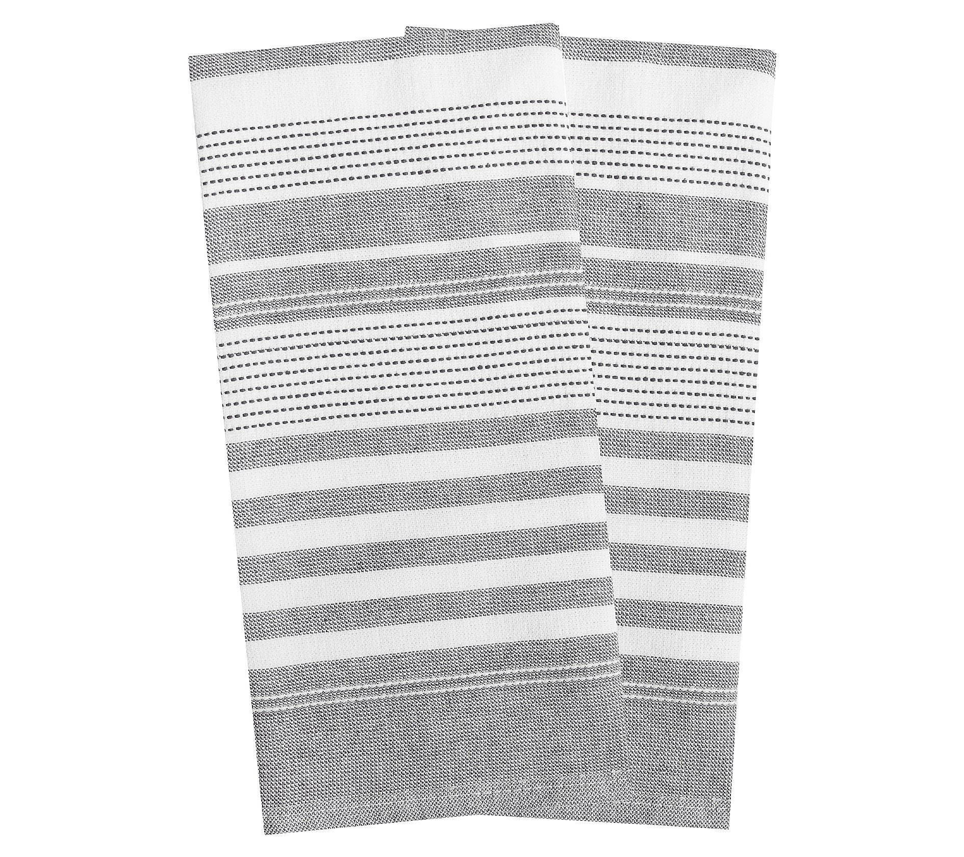 T-fal 2-Piece Dual Terry Stripe Kitchen Towel S et