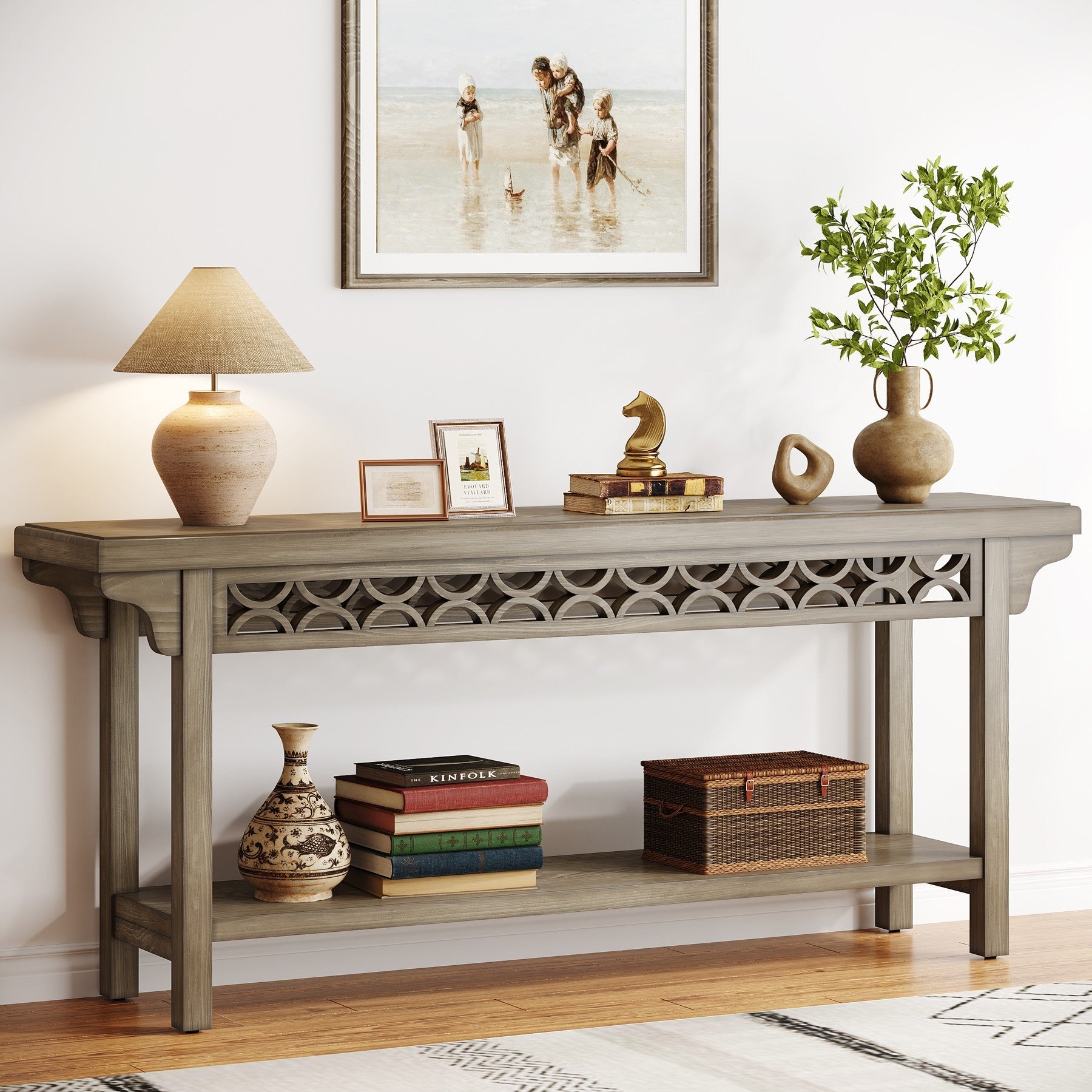 Farmhouse Console Table, 70.8