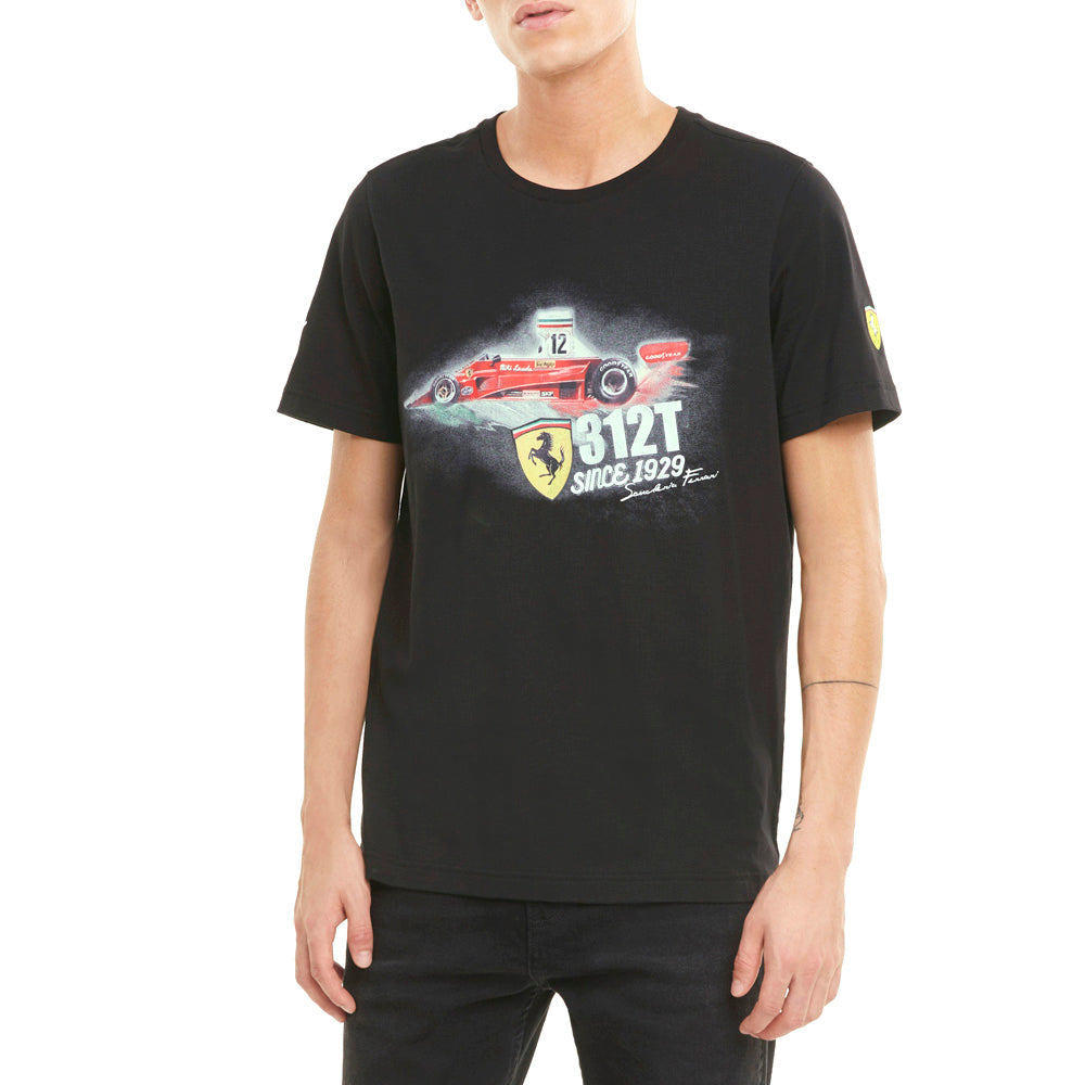 Ferrari Race Graphic Crew Neck Short Sleeve T-Shirt