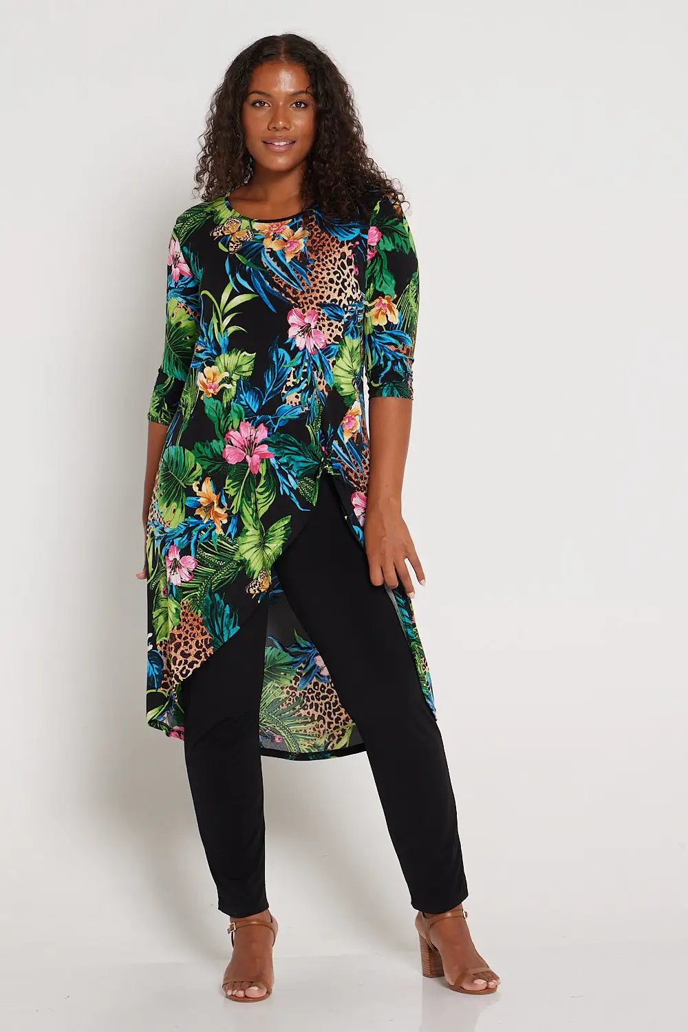 Howey Tunic - Midnight Jungle