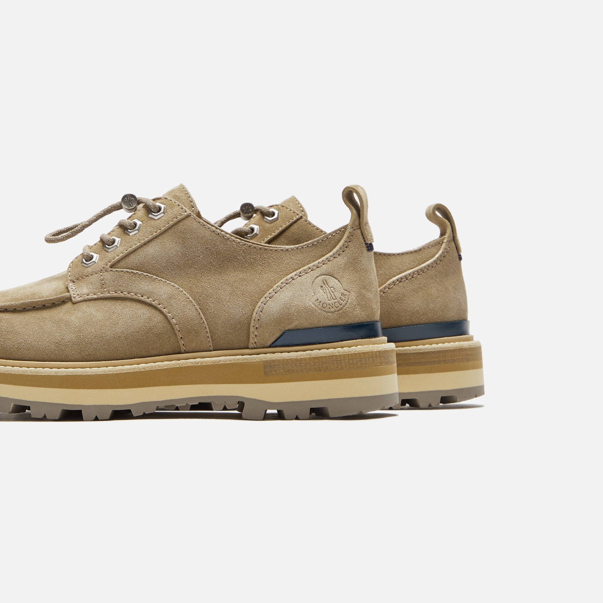 Moncler Peka City Derby Shoes - Tan