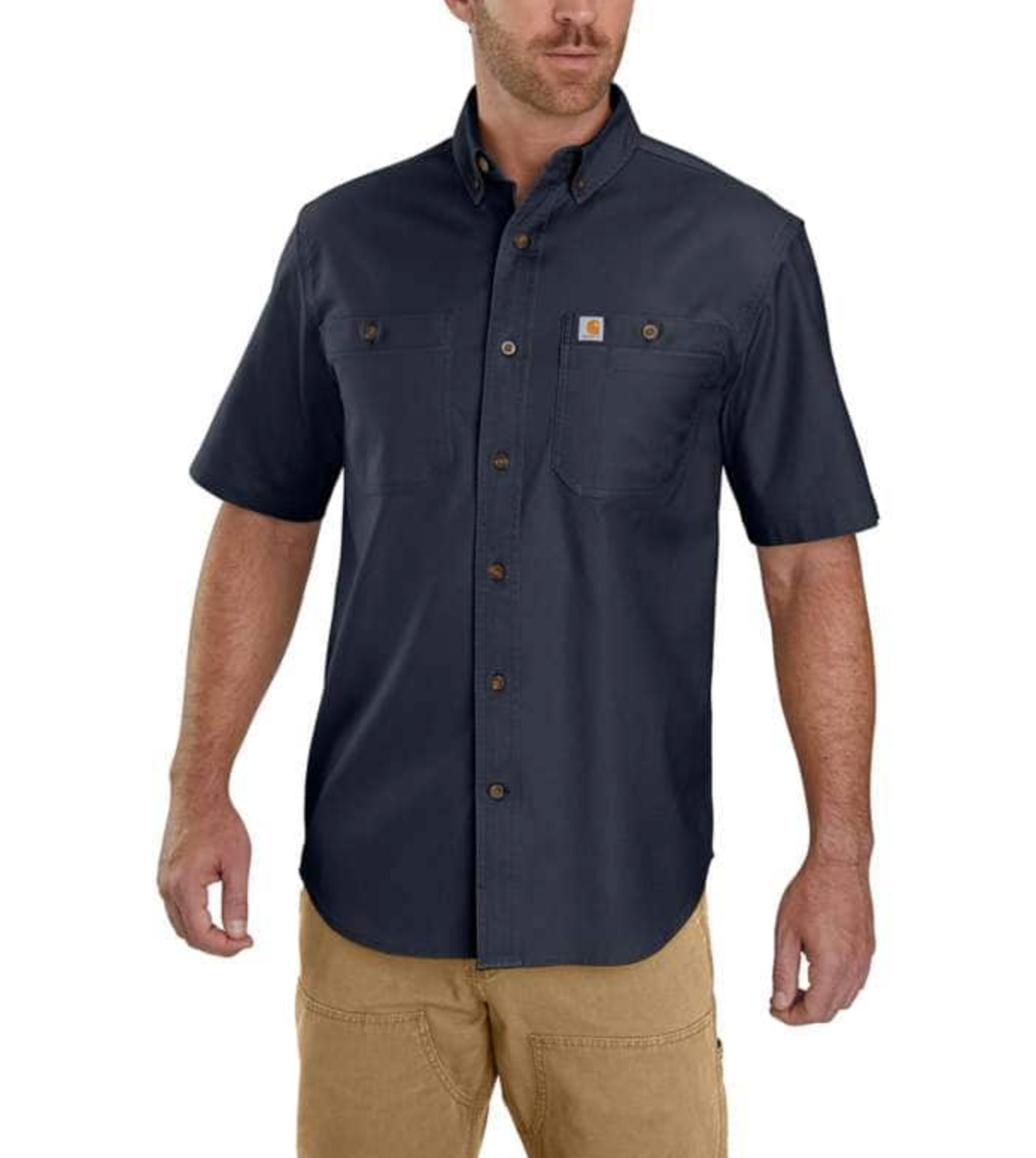 Carhartt Men's Rugged Flex® Relaxed Fit Midweight Canvas Work Shirt