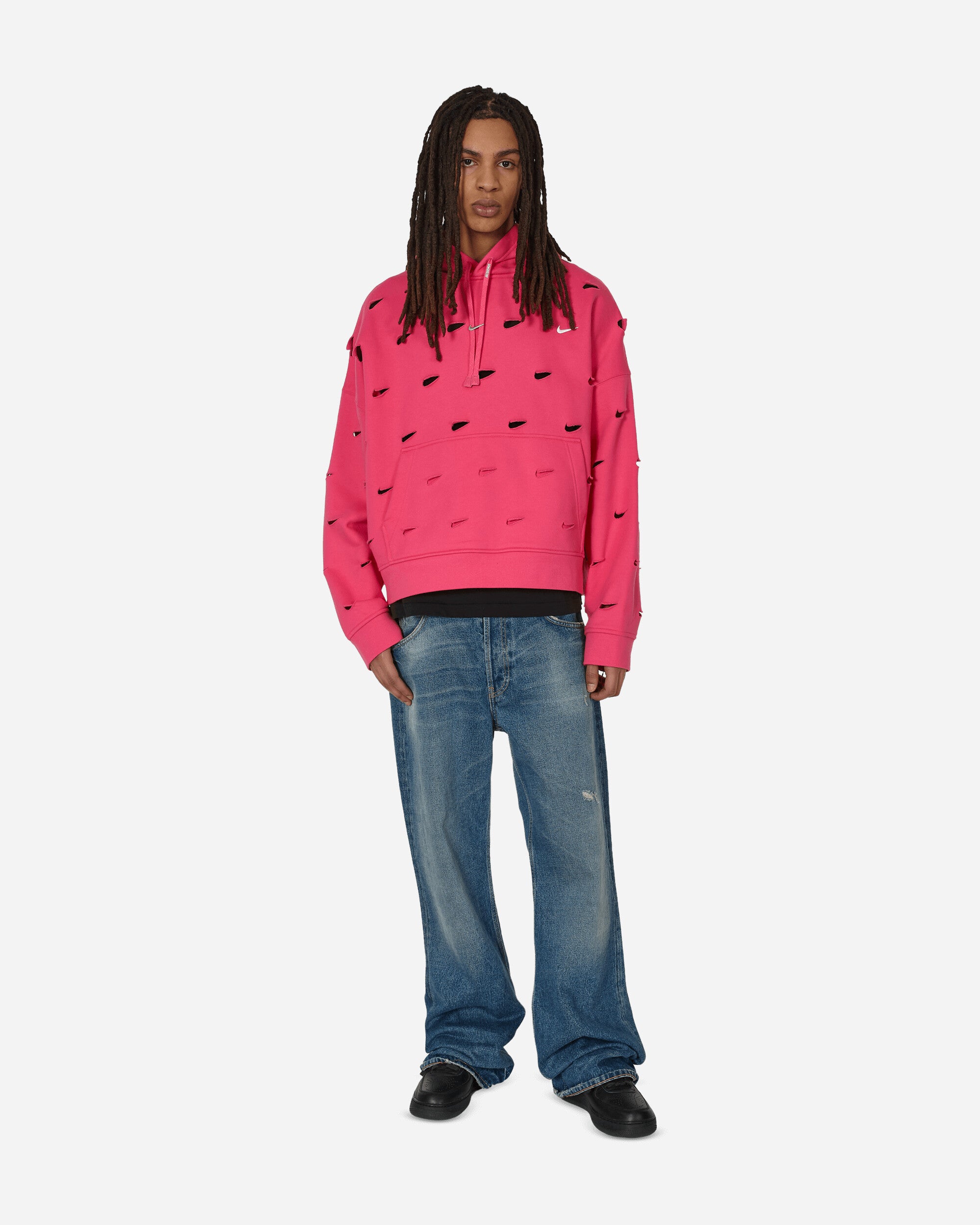 JACQUEMUS Swoosh Hoodie Watermelon