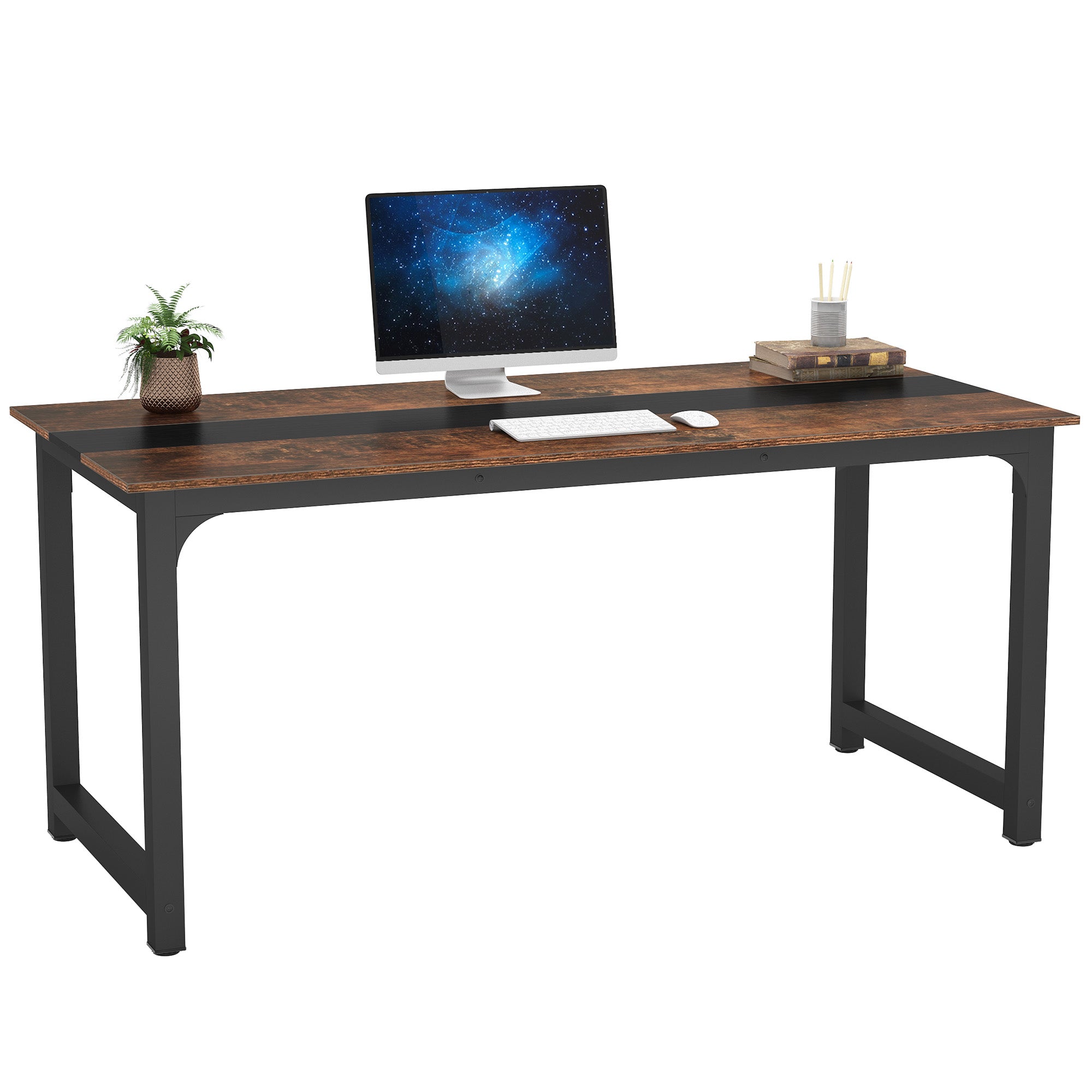 Simple Conference Table, Rectangular Meeting Table Computer Desk