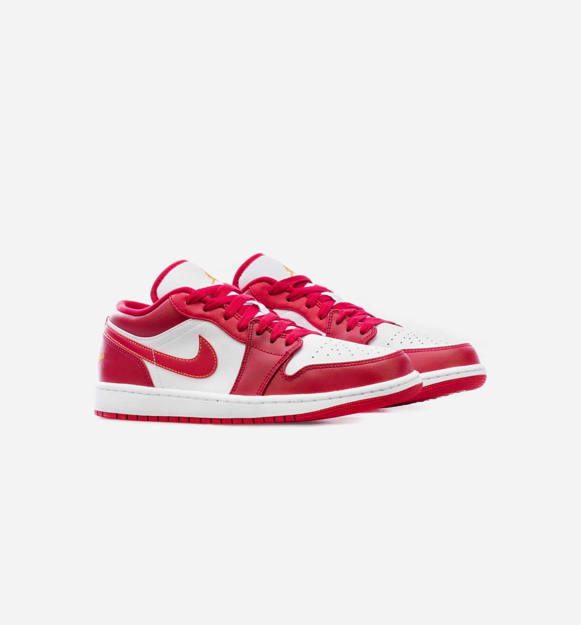 Air Jordan 1 Low Cardinal Mens Lifestyle Shoe - Red/White