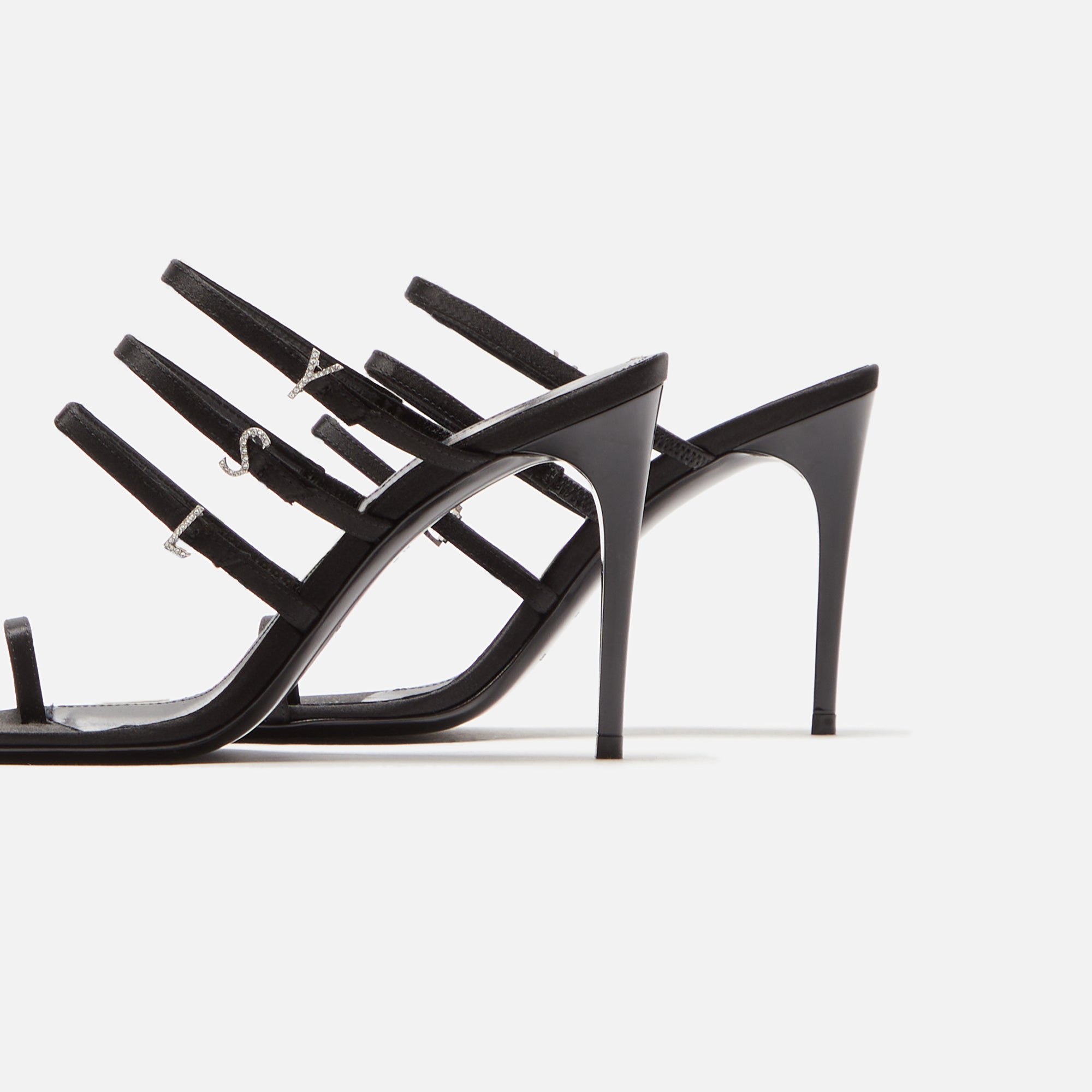 Saint Laurent Free 95 Luz Sandal - Nero