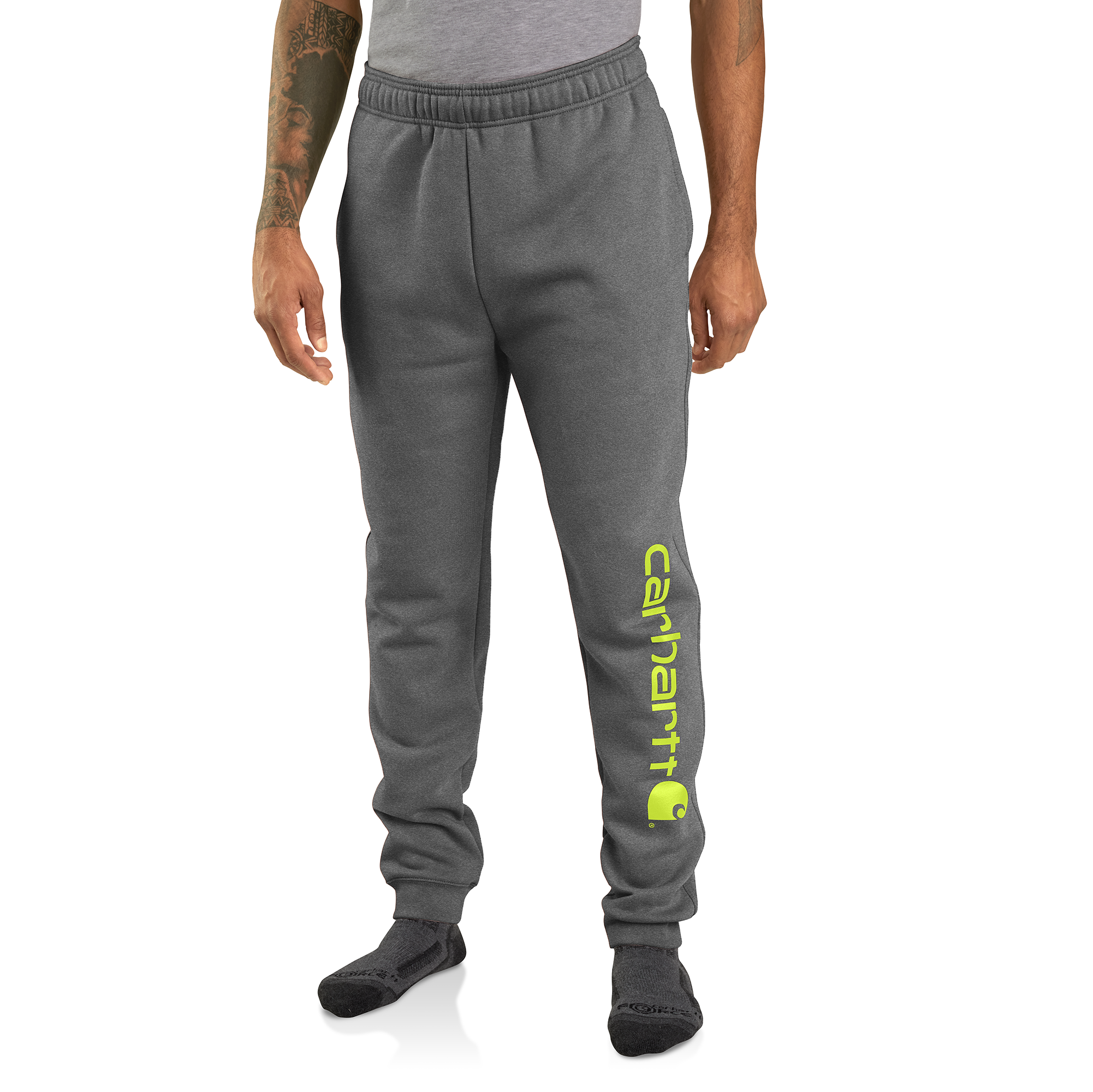 Carhartt Men's Midweight Tapered Logo Graphic Sweatpant