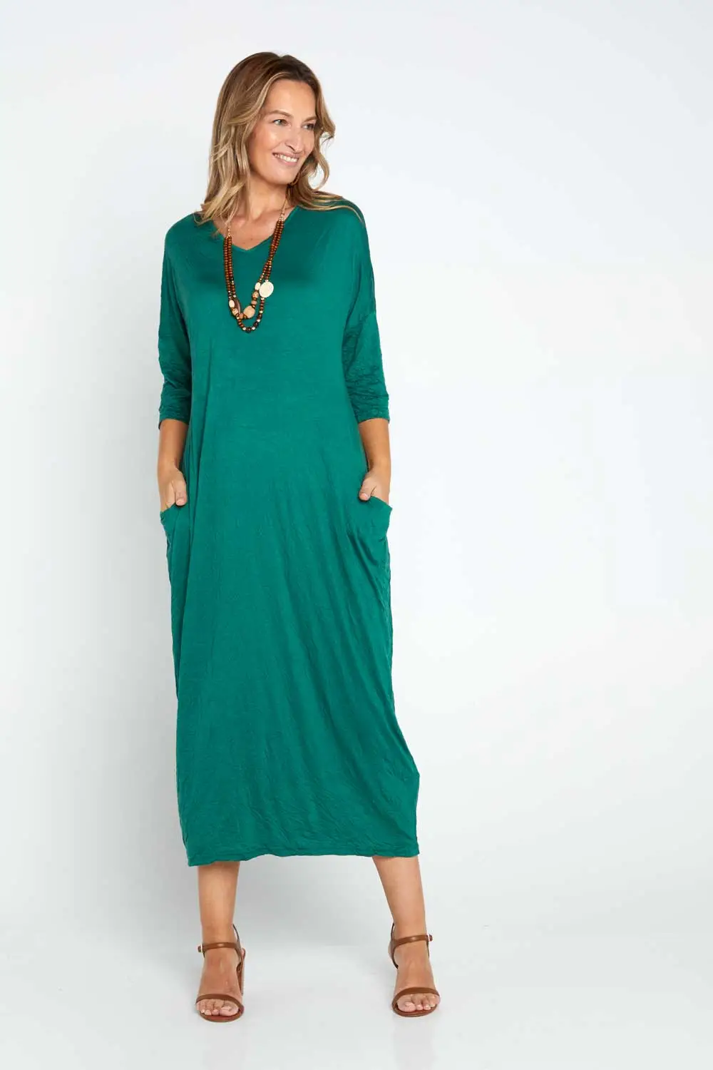 Elvira Dress - Forest Green