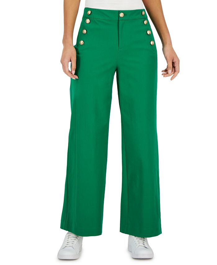 Women's Wide-Leg Sailor Pants， Created for Macy's