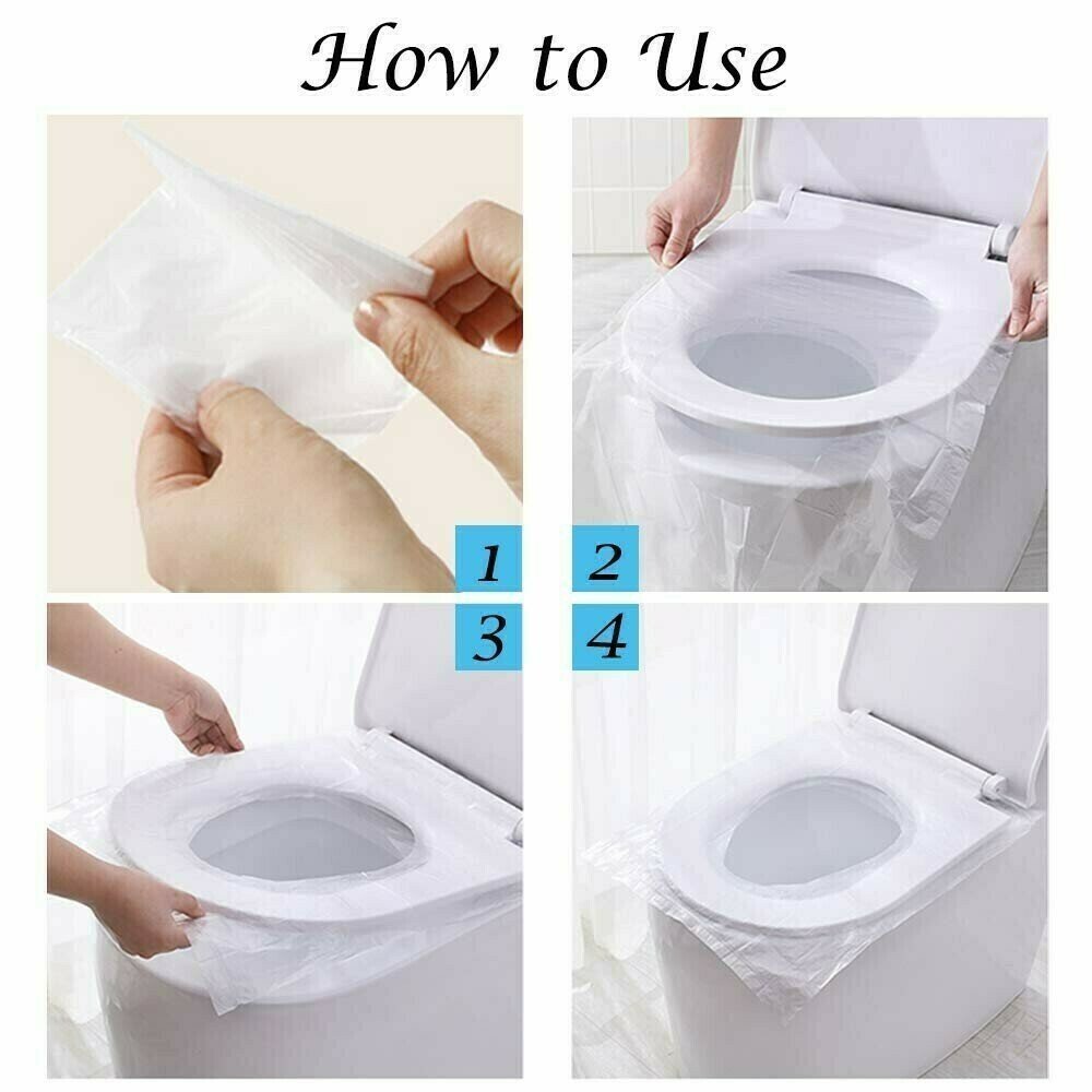 🔥Buy 2 Free Shipping🔥Biodegradable Disposable Plastic Toilet Seat Cover
