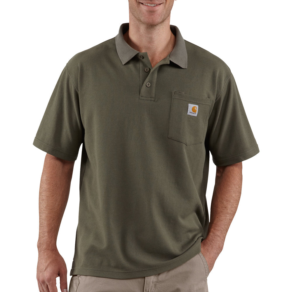 Carhartt Men's Contractor Short Sleeve Pocket Polo