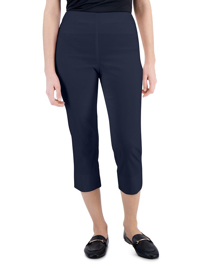 Petite Pull-On Capri Pants， Created for Macy's