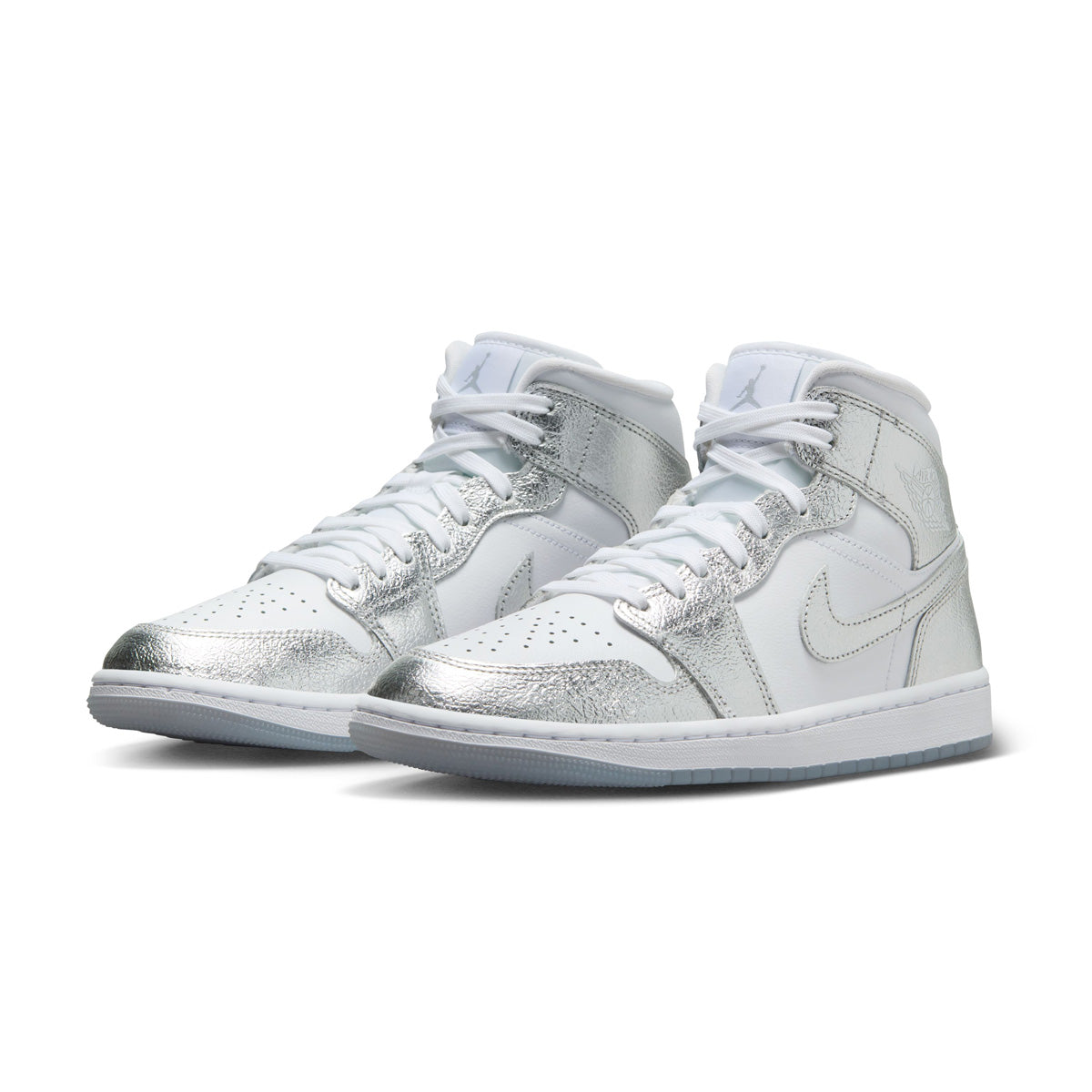 Wmns Air Jordan 1 Mid SE 'Metallic Silver'