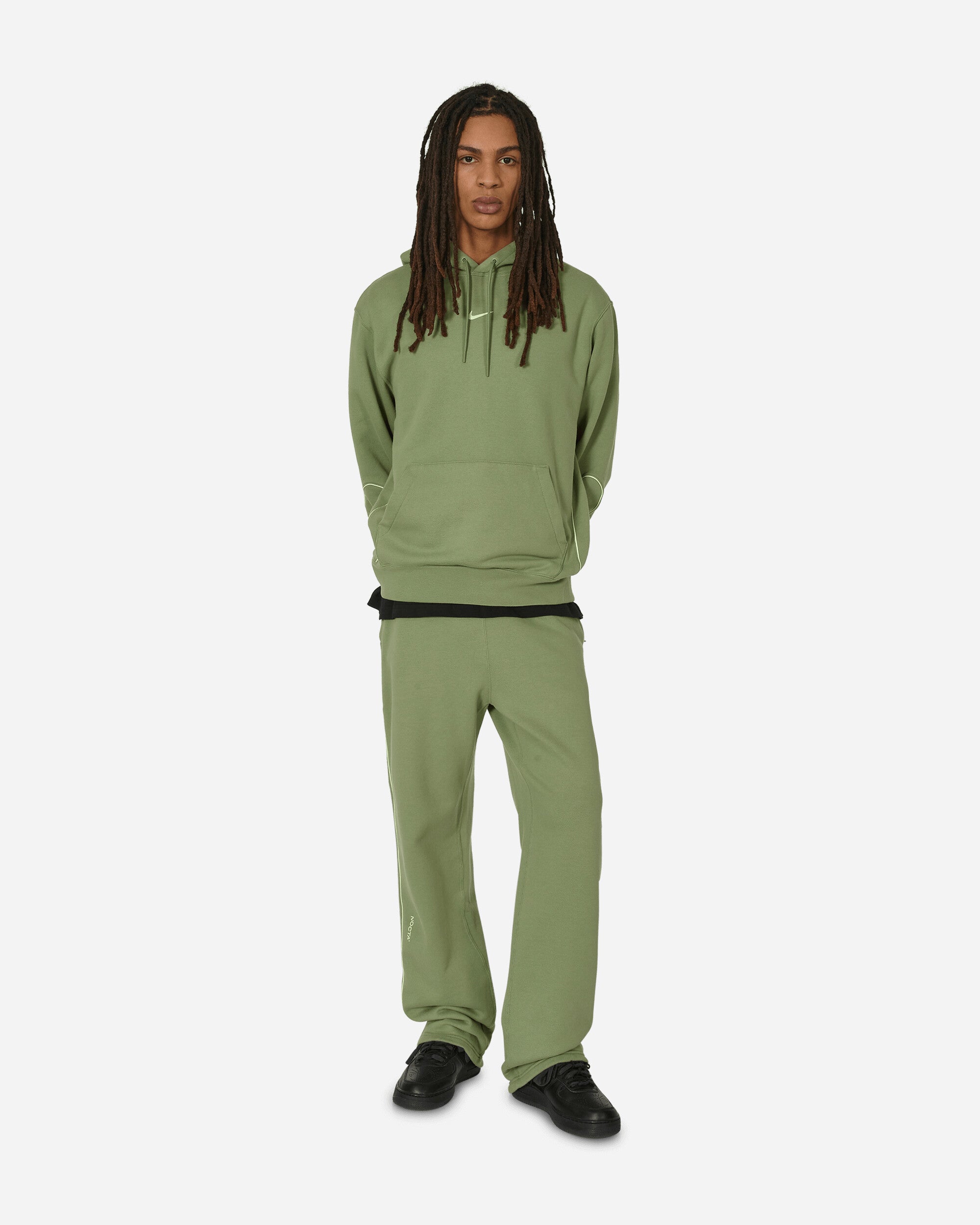 NOCTA Open Hem Fleece Pants Oil Green