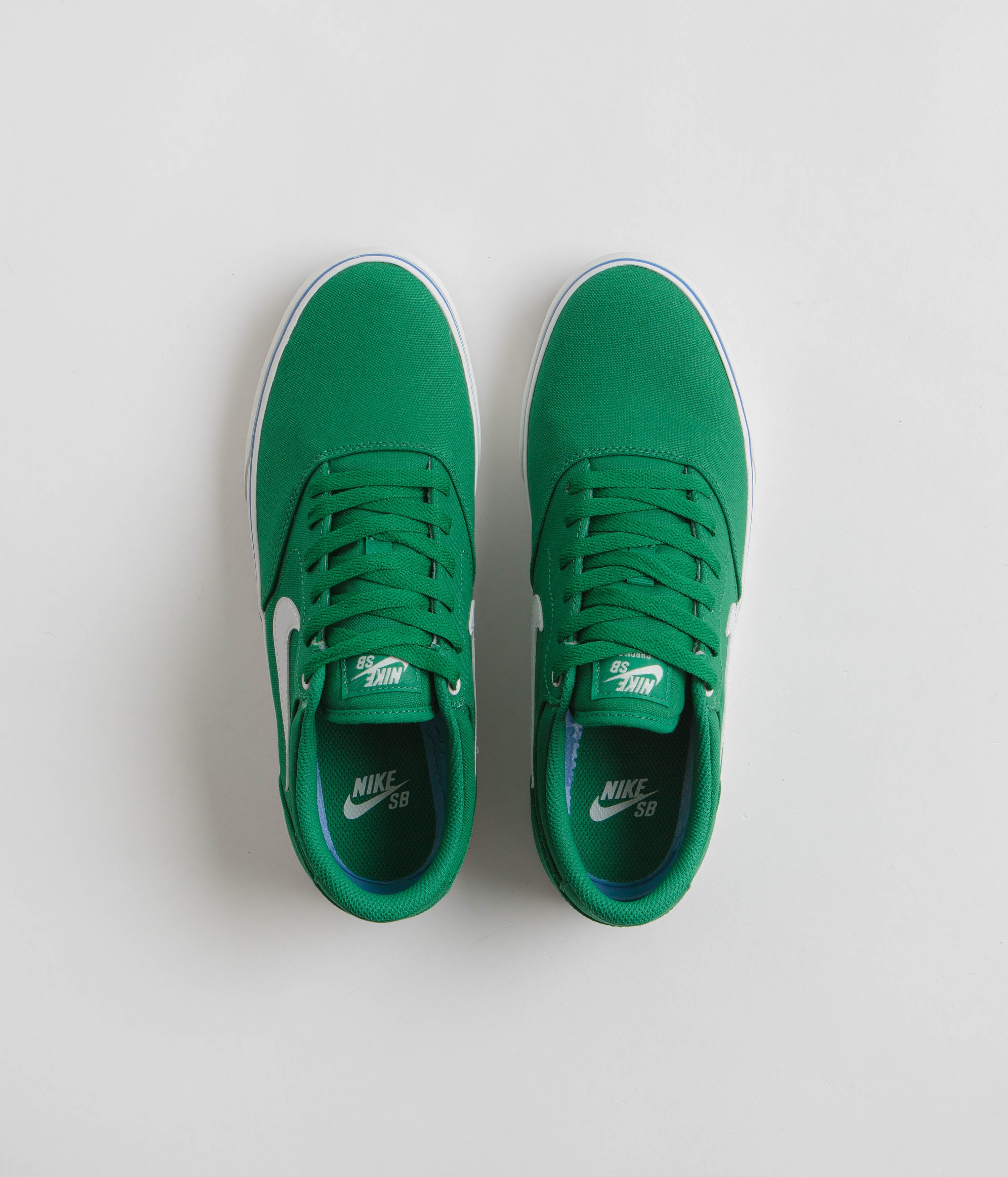 Nike SB Chron 2 Canvas Shoes - Malachite / Summit White - Malachite