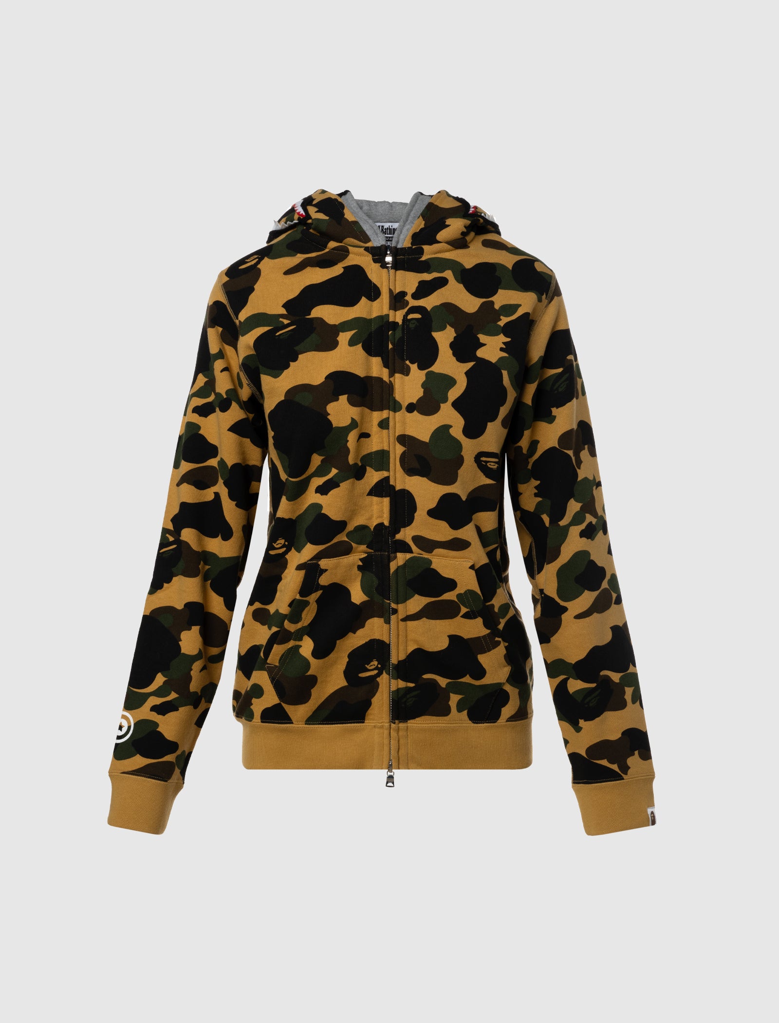 WOMEN'S 1ST CAMO DOUBLE SHARK FULL ZIP HOODIE