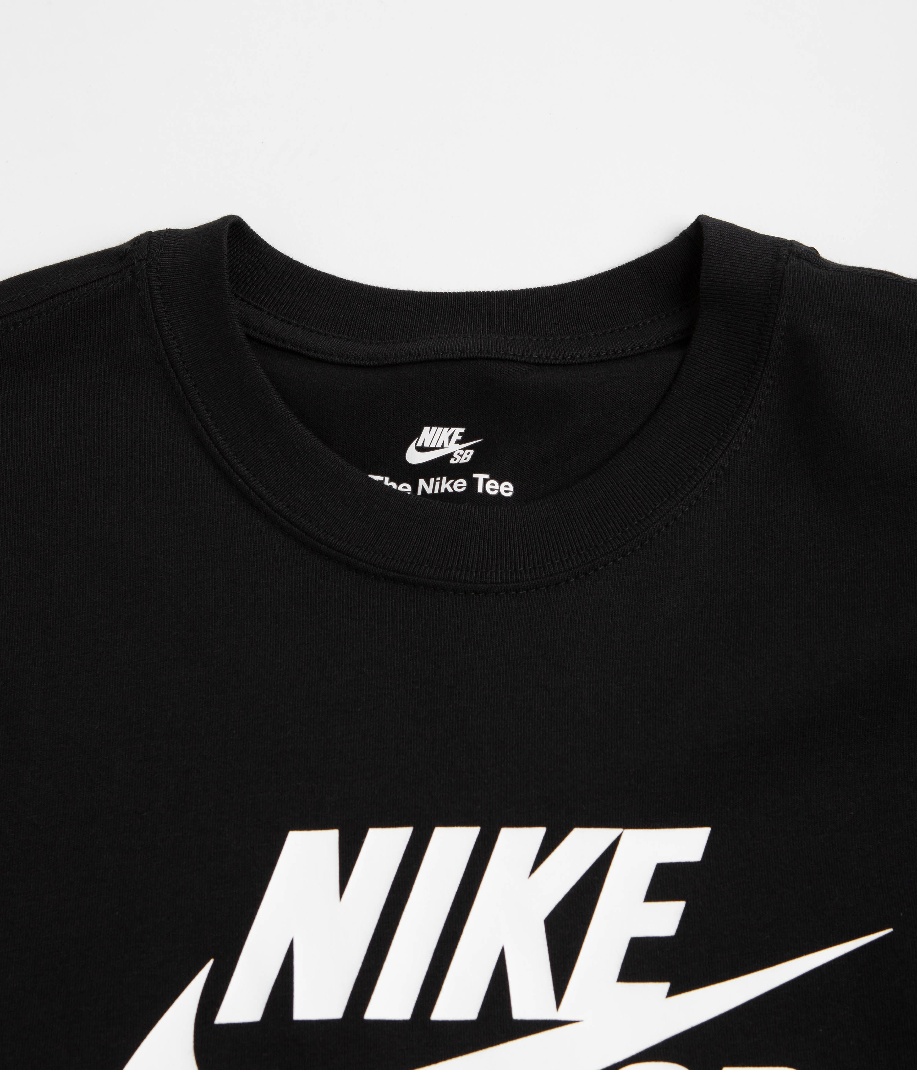 Nike SB Large Logo T-Shirt - Black / White