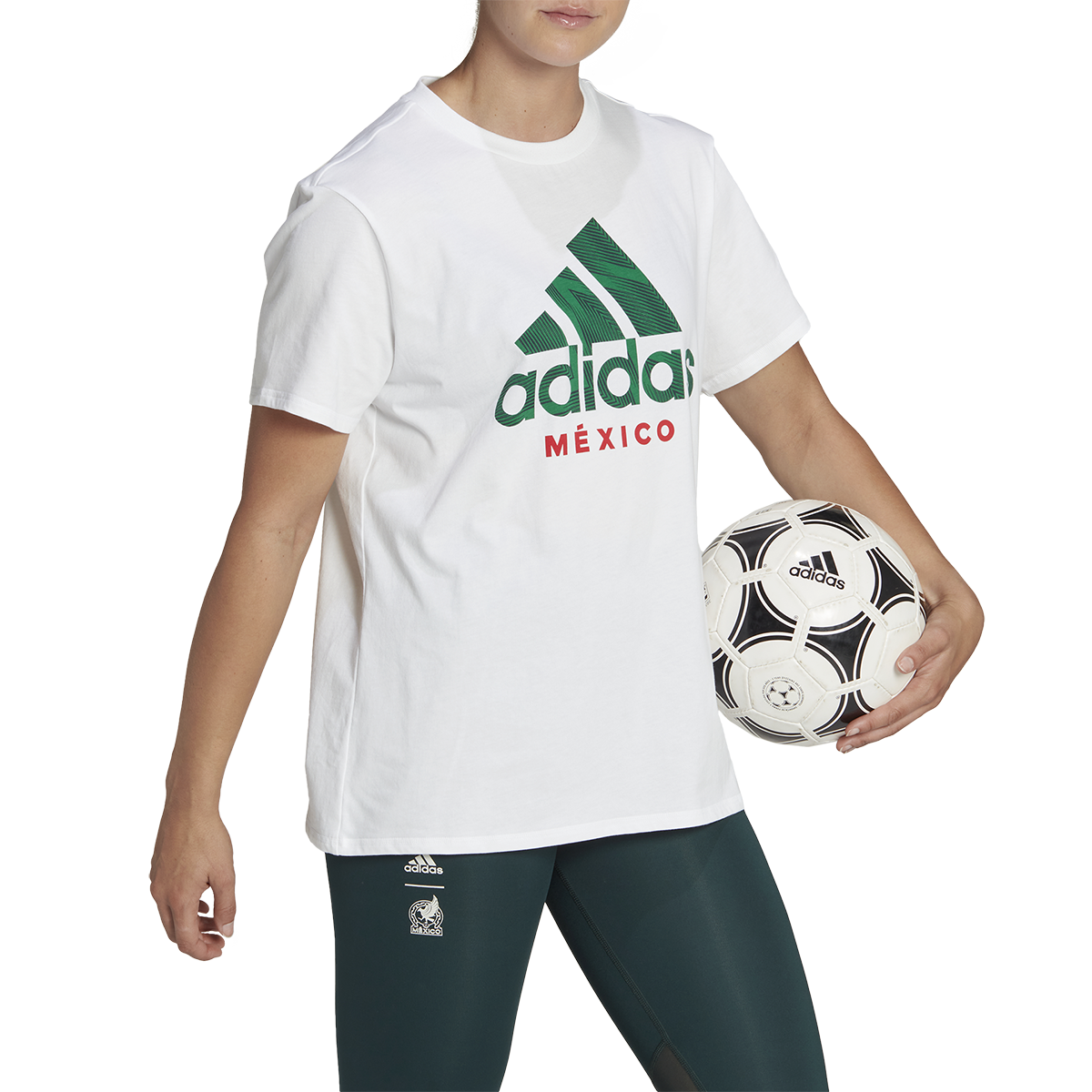 Women's Adidas Mexico Tee World Cup 2022