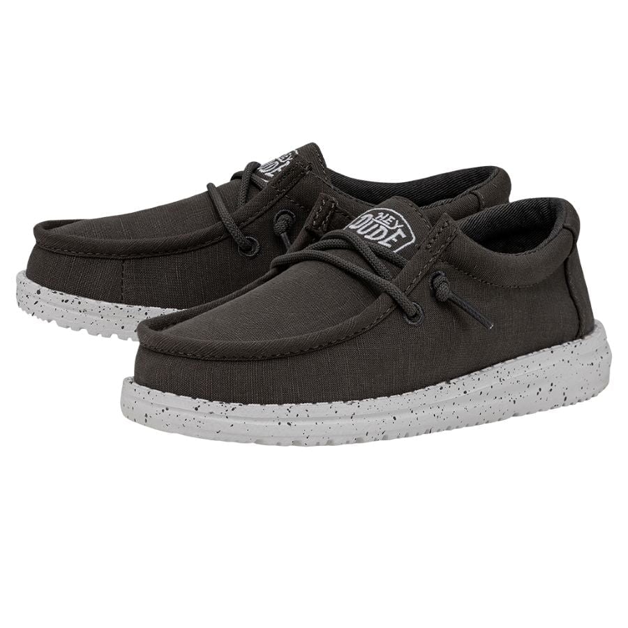 Wally Youth Slub Canvas - Dark Grey