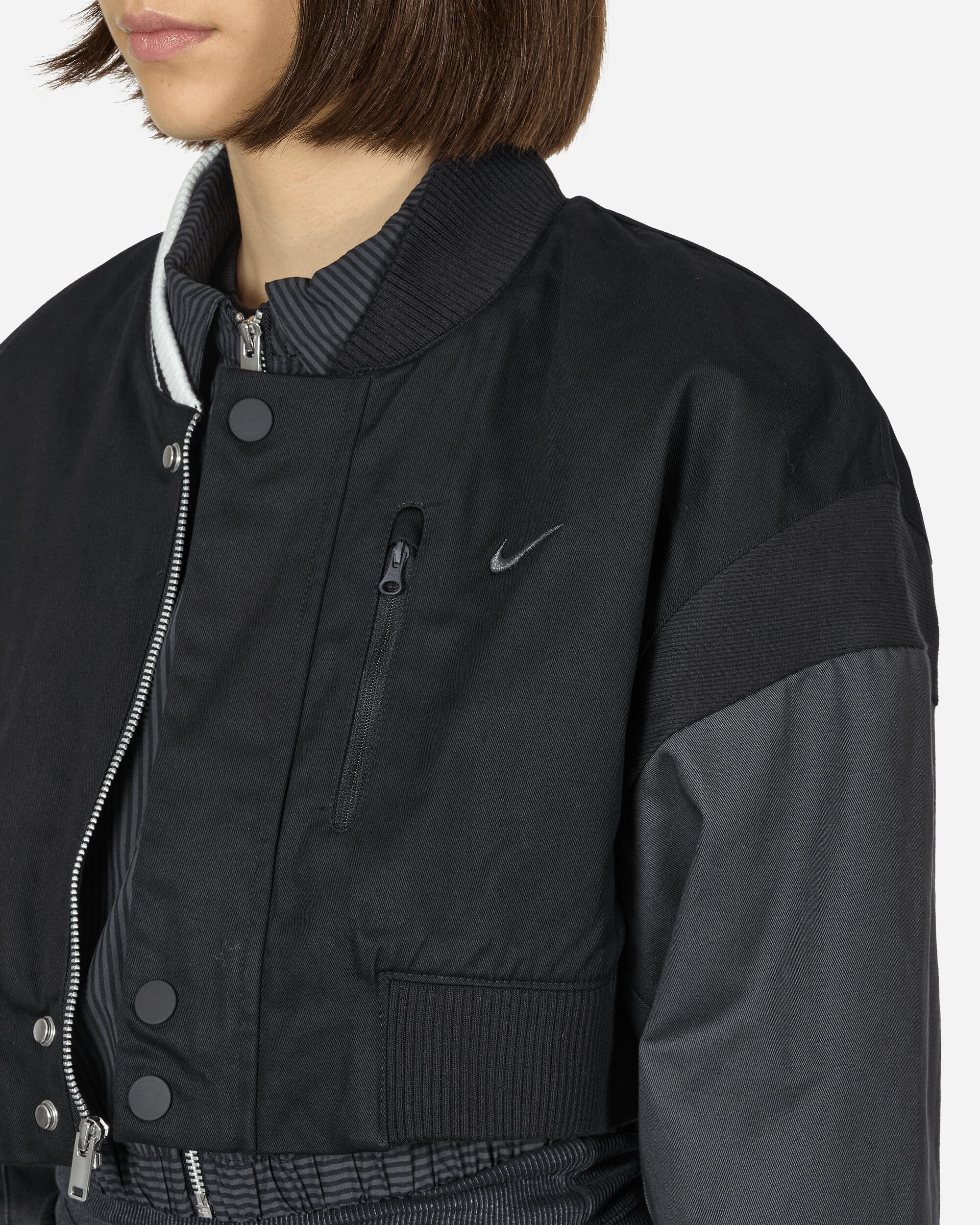 Destroyer Cropped Canvas Jacket Black / Anthracite